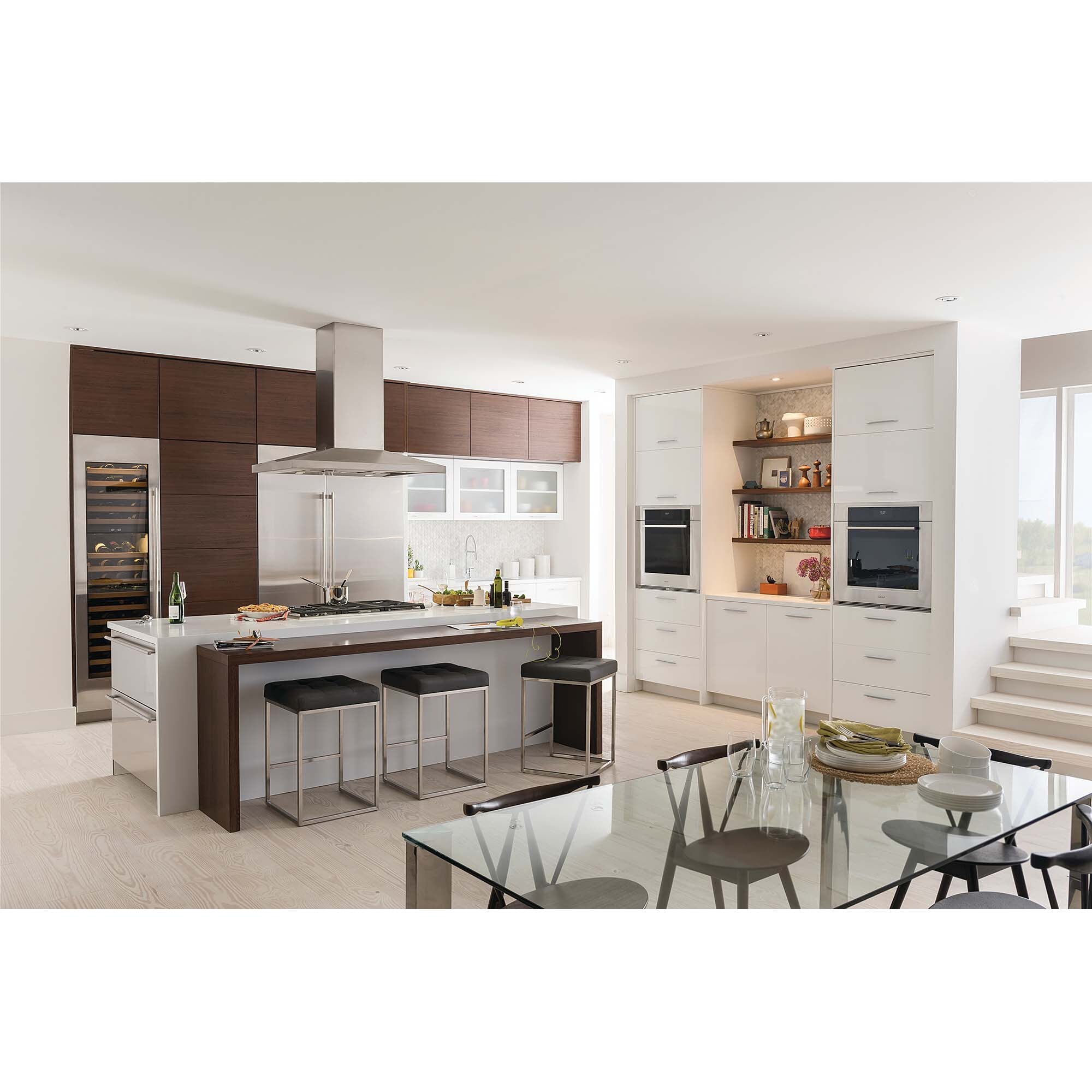 Wolf Transitional 36 in. 5-Burner Natural Gas Cooktop with Simmer Burner & Power Burner - Stainless Steel, , hires