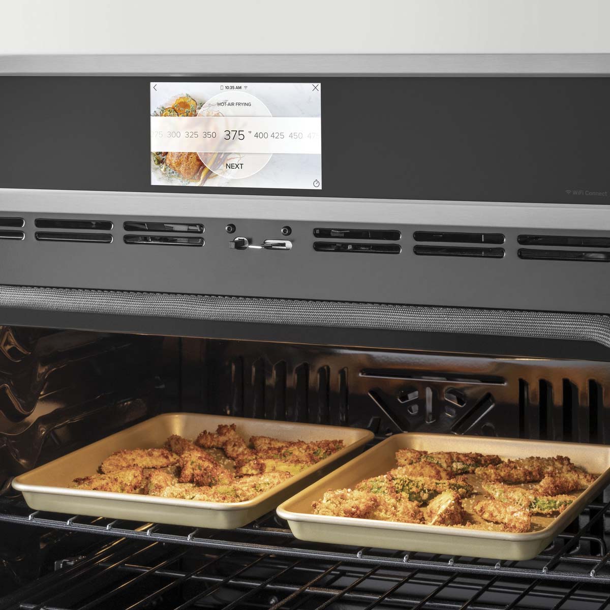 Cafe Professional Series 30 in. 5 cu. ft. Smart Electric Single Wall Oven with True European Convection - Stainless Steel, Stainless Steel, hires