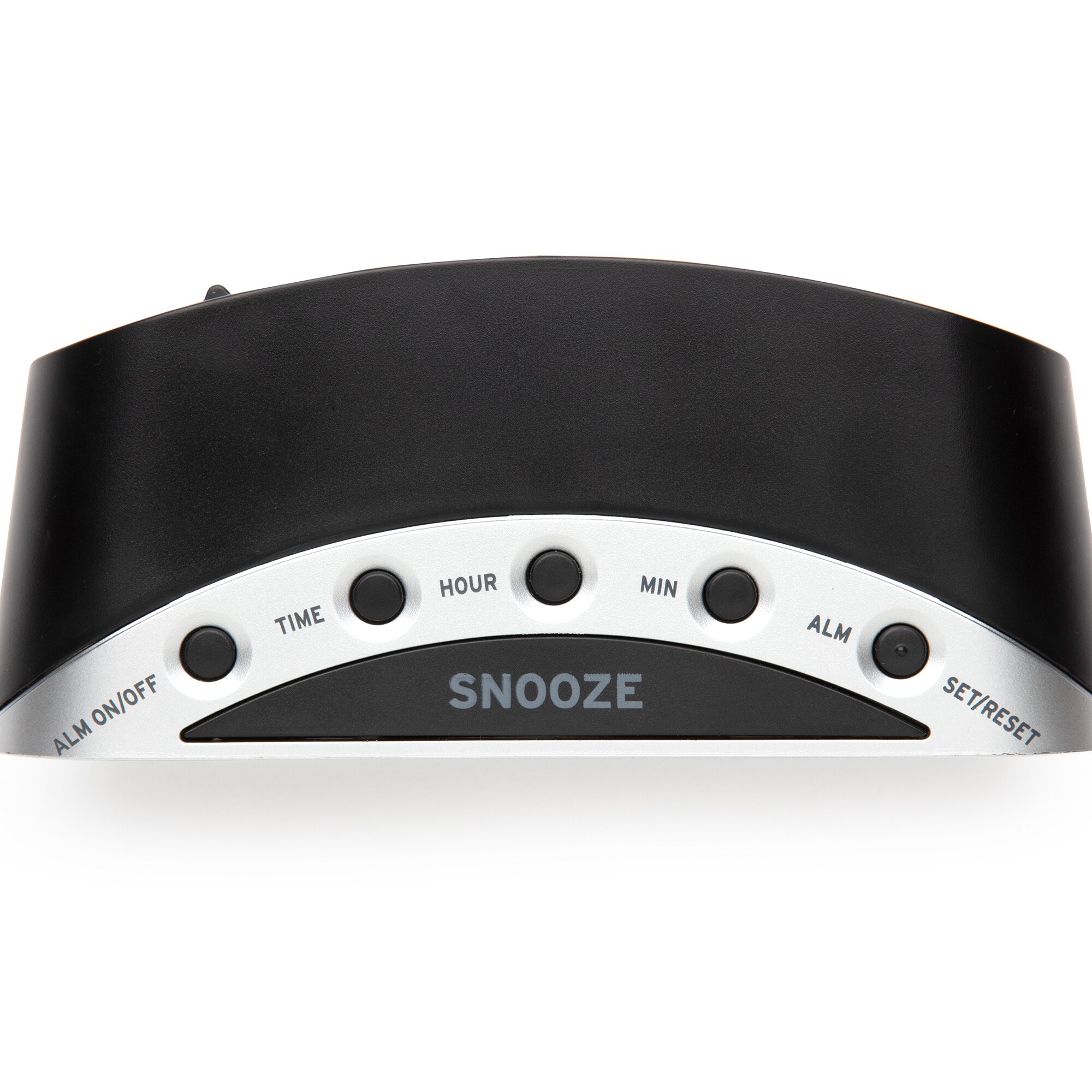 Timex Alarm Clock with Large Display, Includes 120V Power Adapter - Black (T121B), , hires