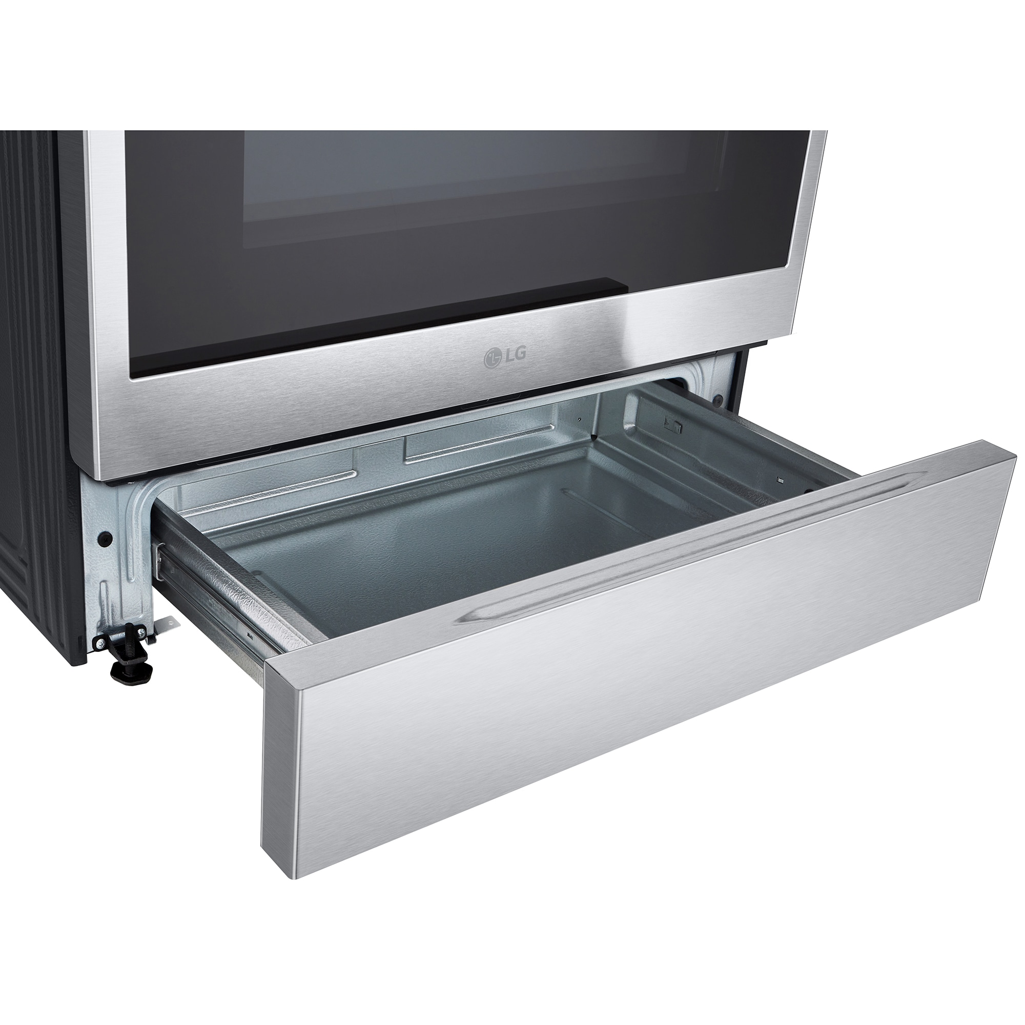 LG 30 in. 6.3 cu. ft. Smart Air Fry True European Convection Slide-In Gas Range with 5 Sealed Burners & Griddle - PrintProof Stainless Steel, , hires