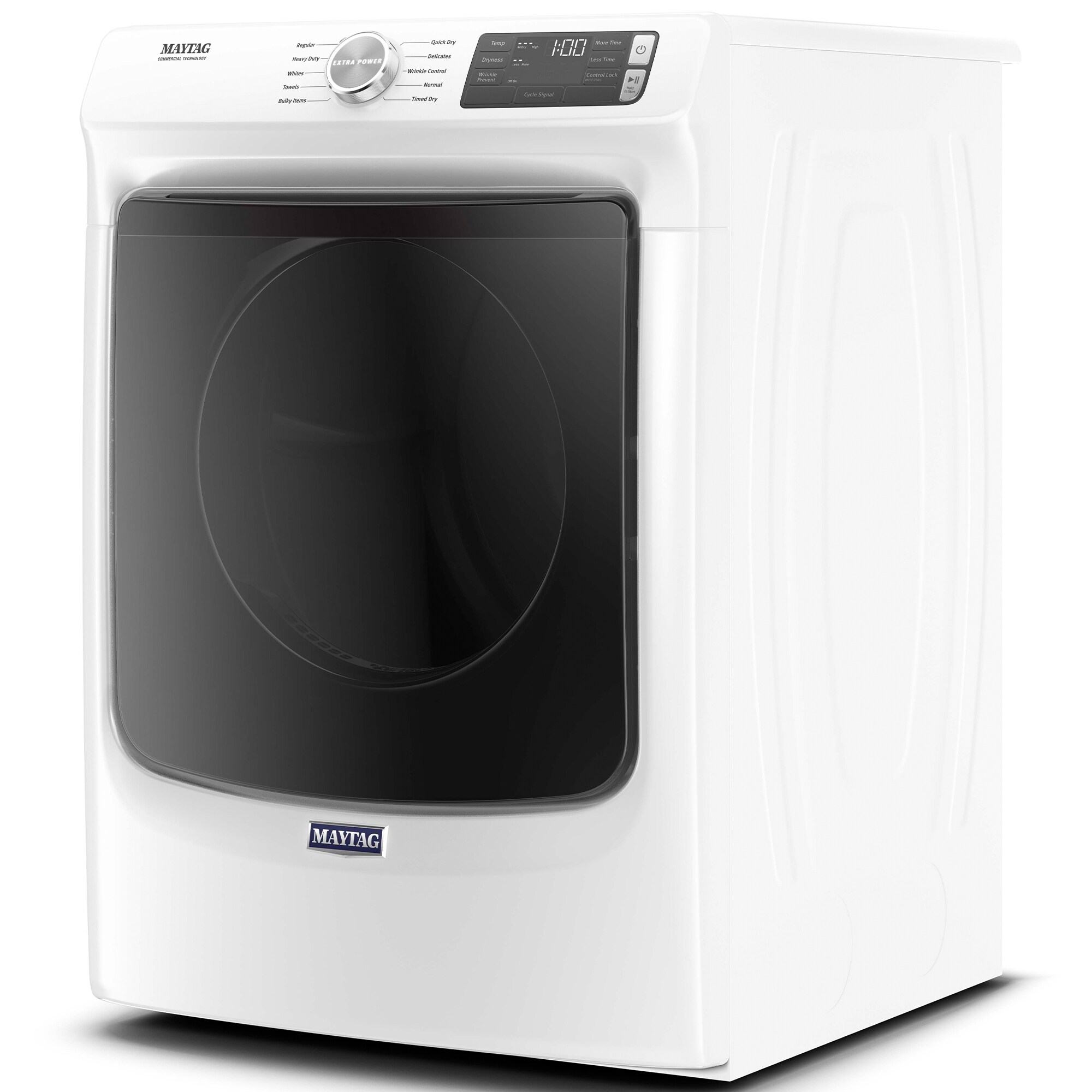 Maytag 27 in. 7.3 cu. ft. Front Loading Gas Dryer with 10 Dryer Programs, 3 Dry Options, Wrinkle Care & Sensor Dry - White, , hires