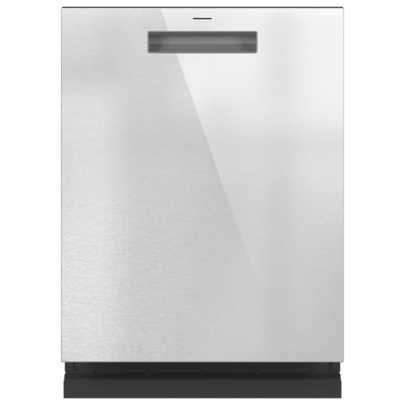 Cafe 24 in. Top Control Flush-Mount Smart Dishwasher with 39 dBa Sound Level, 3rd-Rack, Dual Convection Ultra Dry & Pocket Handle - Platinum Glass, , hires