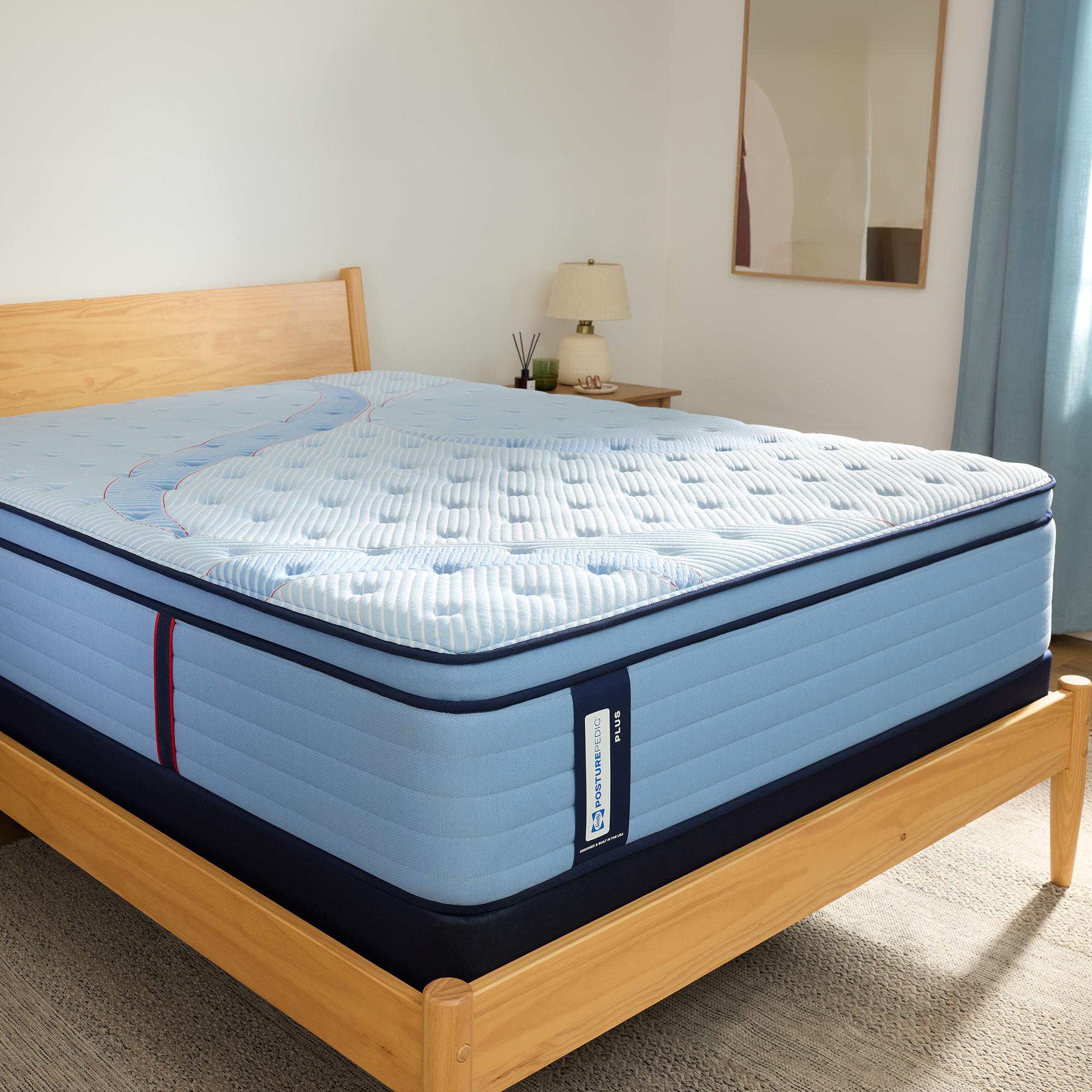 Sealy Plainfield Posturepedic Plus Firm Euro Top Innerspring Queen Size Mattress, , hires
