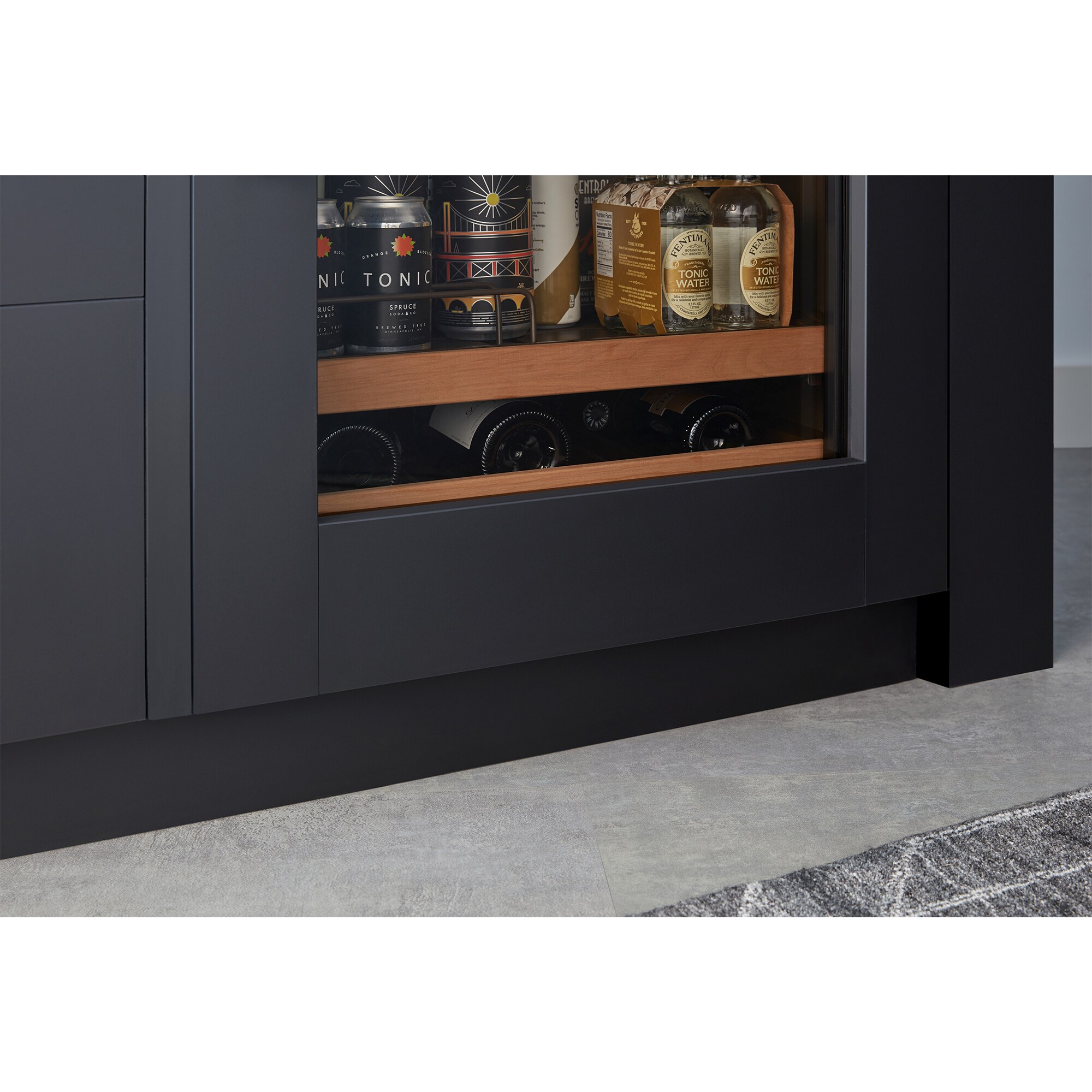 Sub-Zero Designer Series 24 in. 5.5 cu. ft. Built-In Undercounter Beverage Center with Adjustable Shelves & Digital Control Right Hinged - Custom Panel Ready, , hires