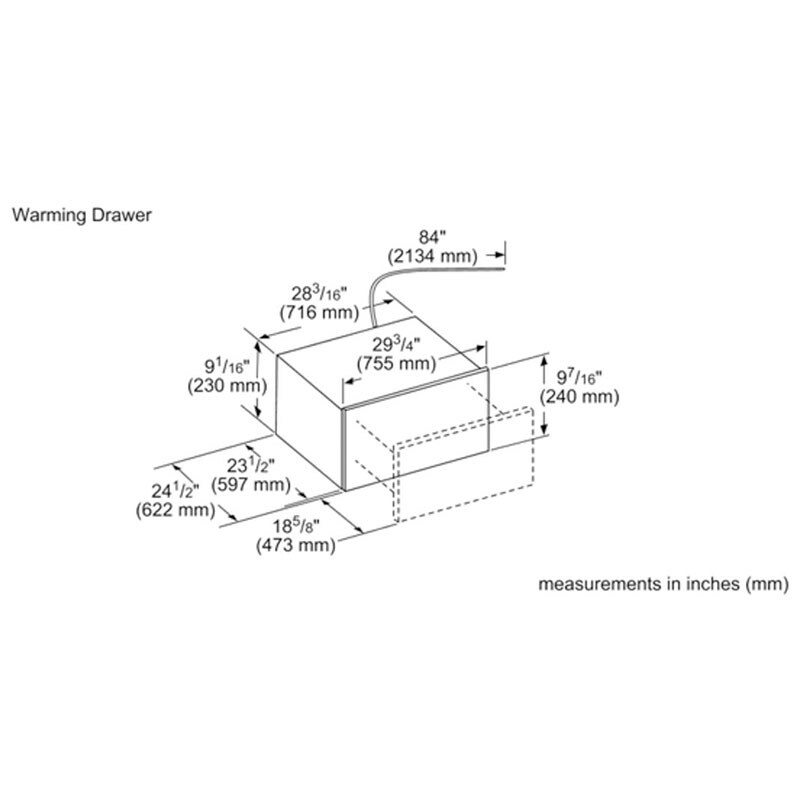 Thermador 30 in. 2.2 cu. ft. Warming Drawer with Variable Temperature