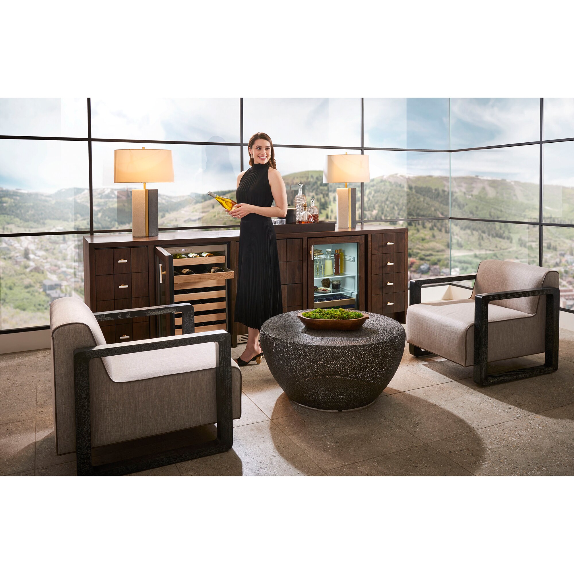 Monogram 24 in. 5 cu. ft. Double Refrigerator Drawers - Stainless Steel, , hires