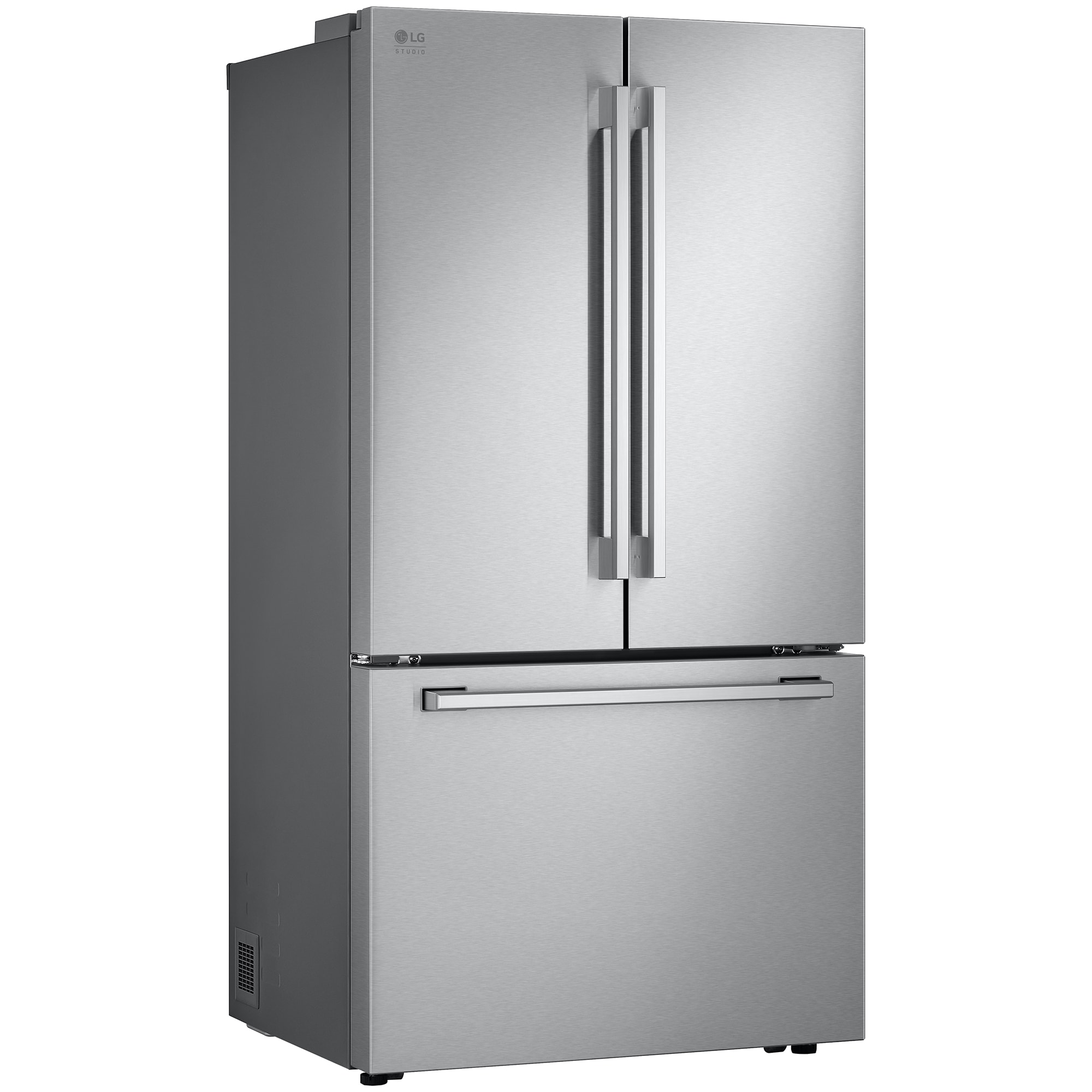 LG Studio 36 in. 26.5 cu. ft. Smart Counter Depth French Door Refrigerator with Internal Water Dispenser - PrintProof Stainless Steel, PrintProof Stainless Steel, hires