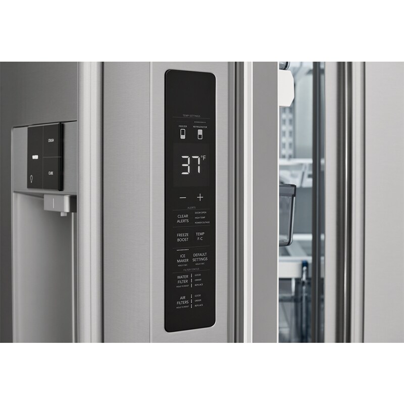 Frigidaire Professional 36 in. 22.6 cu. ft. Counter Depth French Door Refrigerator with Ice & Water Dispenser - Stainless Steel, , hires