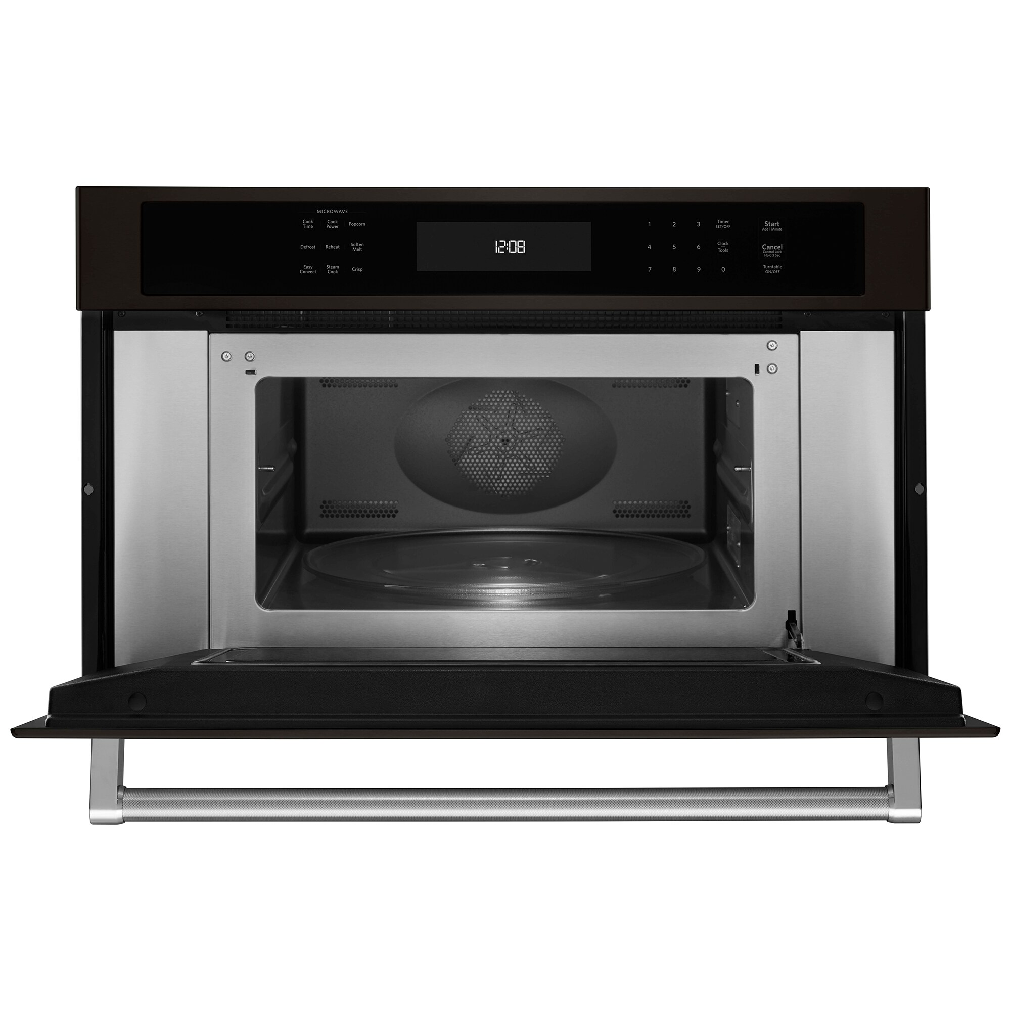 KitchenAid 30 in. 1.4 cu. ft. 900W Built-In Microwave with Convection & Sensor Cooking - Black Stainless Steel with PrintShield Finish, Black Stainless Steel with PrintShield Finish, hires