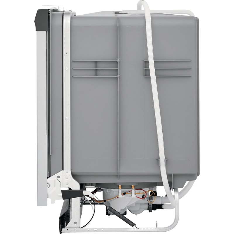 Frigidaire 24 in. Front Control Dishwasher with 55 dBa Sound Level & Pocket - Stainless Steel, Stainless Steel, hires