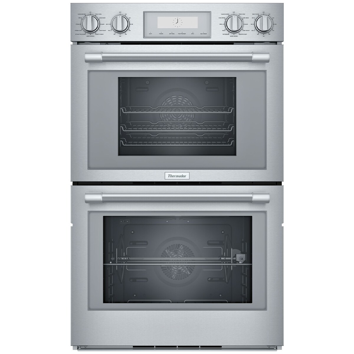 Thermador Professional Series 30 in. 7.3 cu. ft. Electric Smart Double Wall Oven with True European Convection & Self Clean - Stainless Steel (Open Box Good Condition), , hires