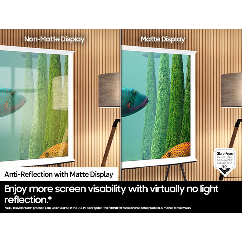 Samsung - 55" Class The Serif (LS01D) Series QLED 4K UHD Smart Tizen TV, , hires