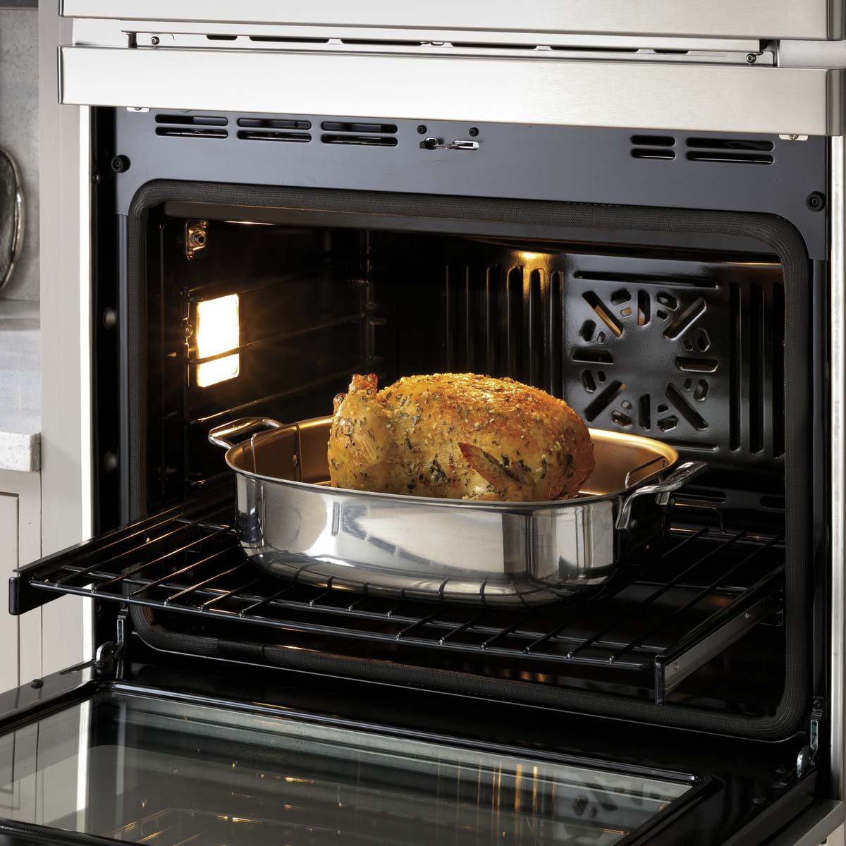 Cafe 30 in. 6.7 cu. ft. Speed Electric Microwave/Wall Oven Combo with True European Convection & Sensor Cooking - Stainless Steel, , hires