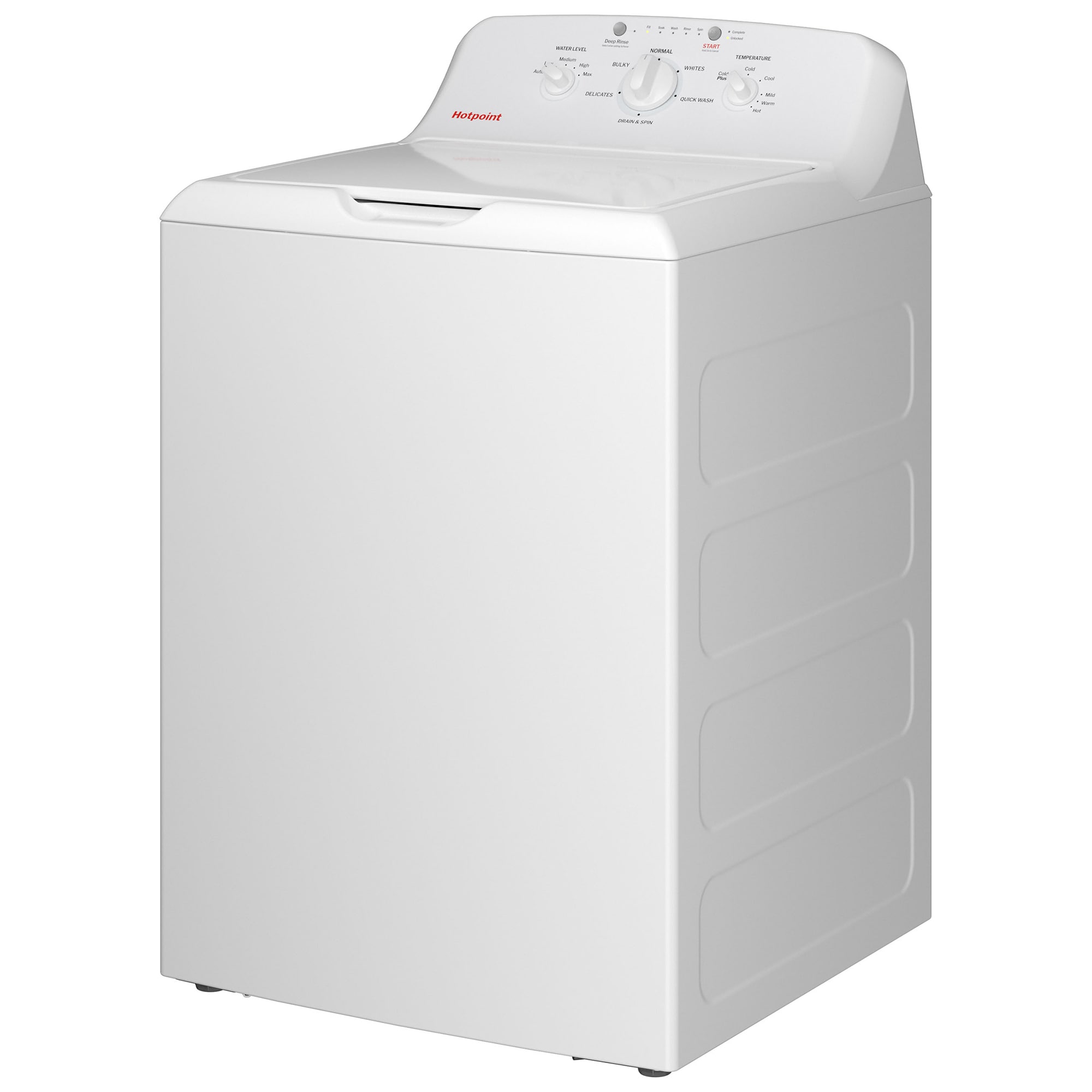 Hotpoint 27 in. 4.0 cu. ft. Top Load Washer with Agitator White P.C