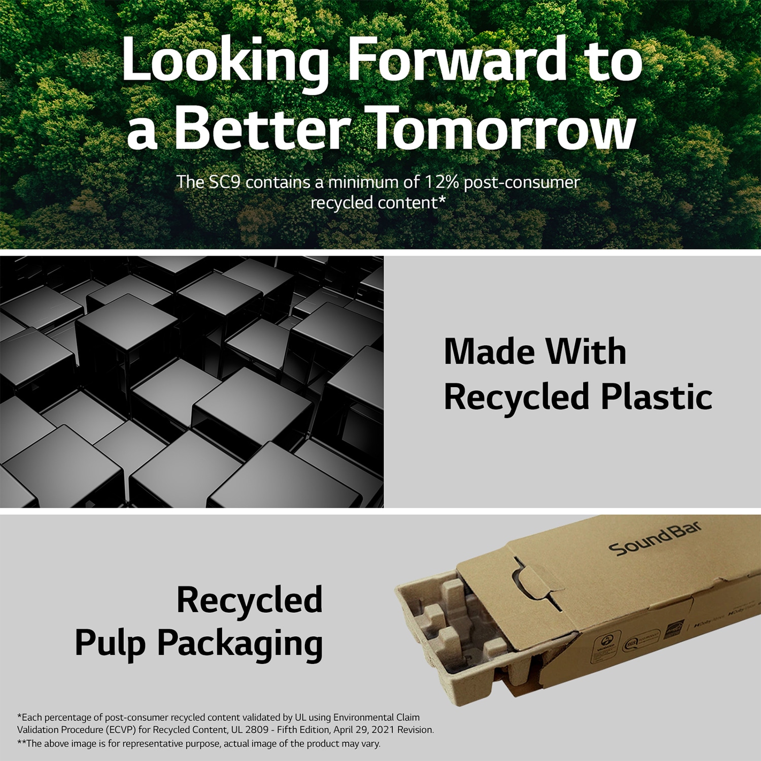 LG 3.1. 3 Channel Dolby Atmos Smart Sound Bar with Bluetooth & Wireless Subwoofer - Black, , hires