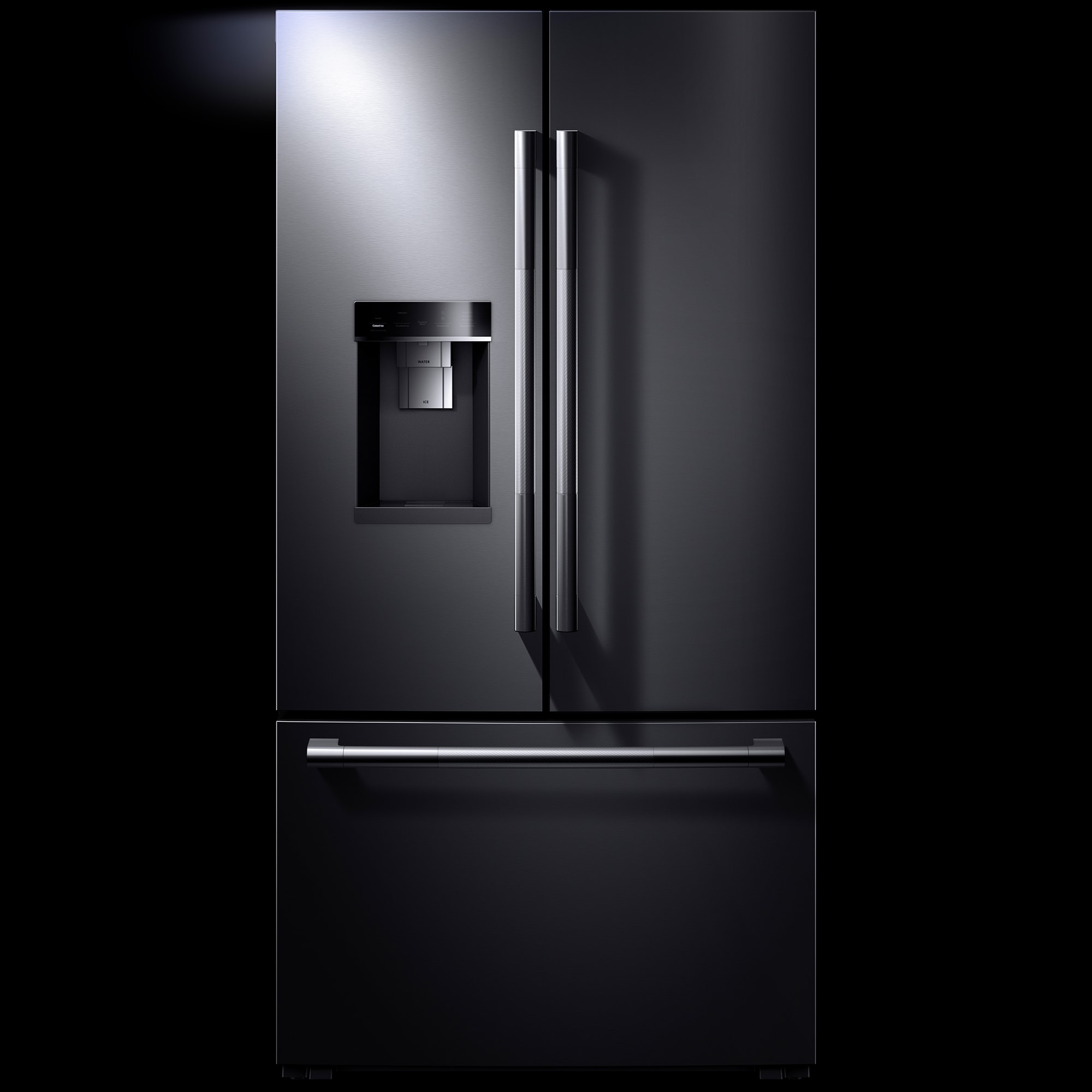 JennAir Rise 36 in. 23.8 cu. ft. Smart Counter Depth French Door Refrigerator with Ice & Water Dispenser - Stainless Steel, , hires