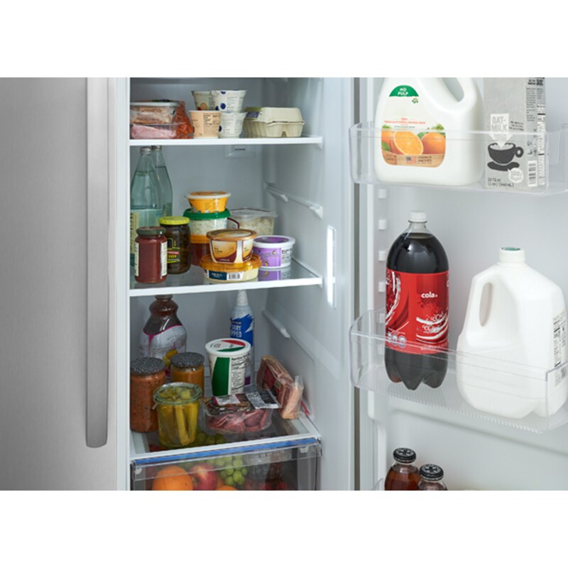 Frigidaire 36 in. 26.4 cu. ft. Side-by-Side Refrigerator - Stainless Steel, , hires