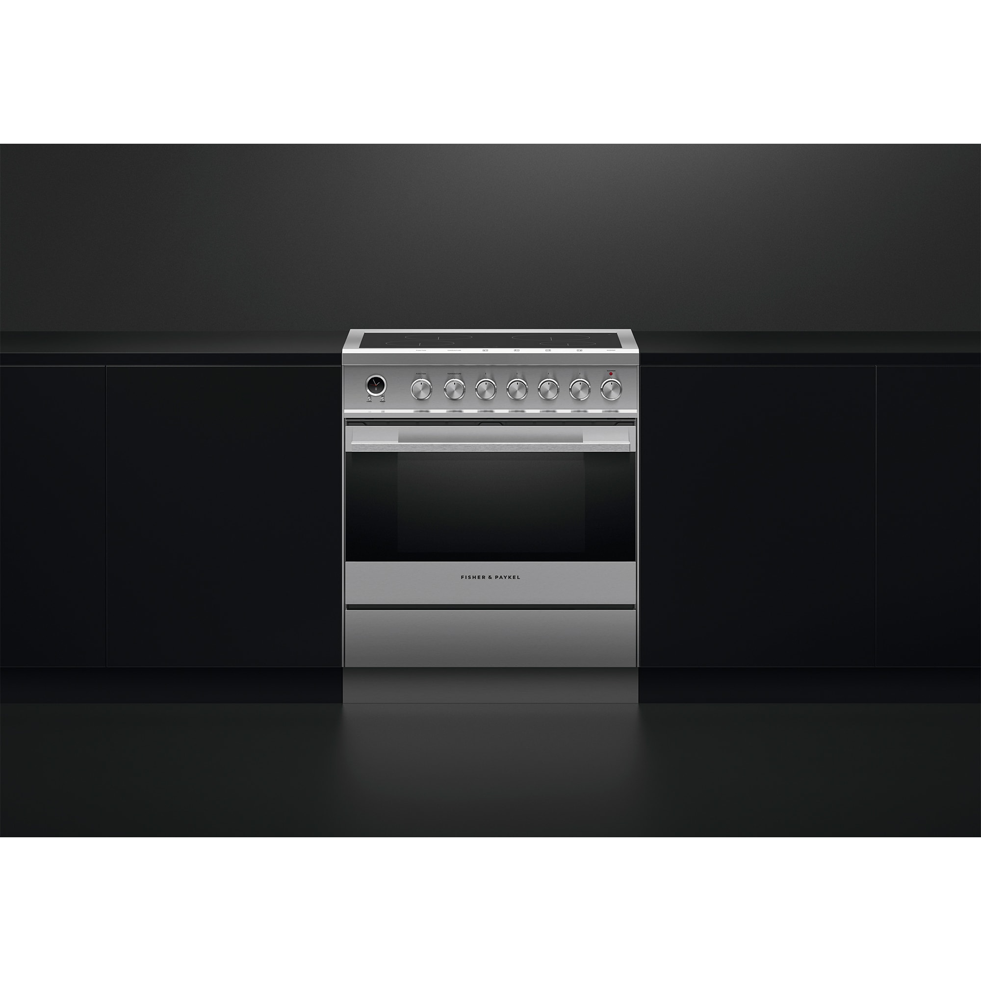 Fisher & Paykel Series 9 30 in. 3.5 cu. ft. True European Convection Electric Range with 4 Induction Burners - Stainless Steel, , hires