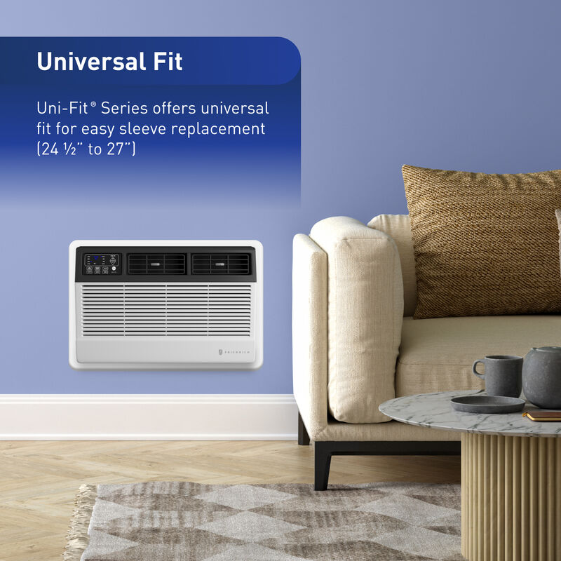 Friedrich Uni-Fit Series 10,000 BTU 115V Smart Through-the-Wall Air Conditioner with 3 Fan Speeds, Remote Control - White, , hires