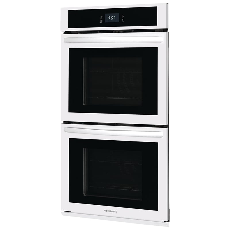 Frigidaire 27 in. 7.6 cu. ft. Top Control Electric Double Wall Oven with Standard Convection - White, White, hires