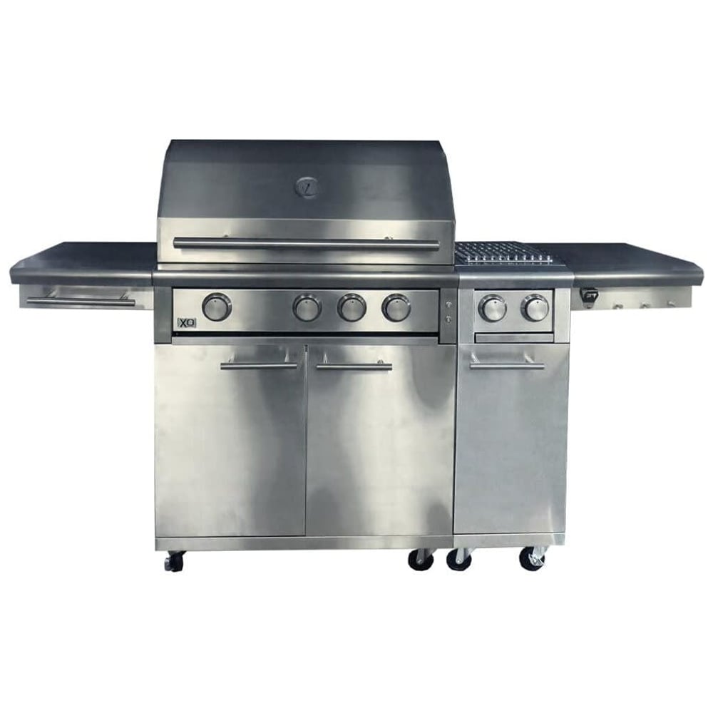 Xo XLT Cart with Side Burners - Stainless Steel, , hires