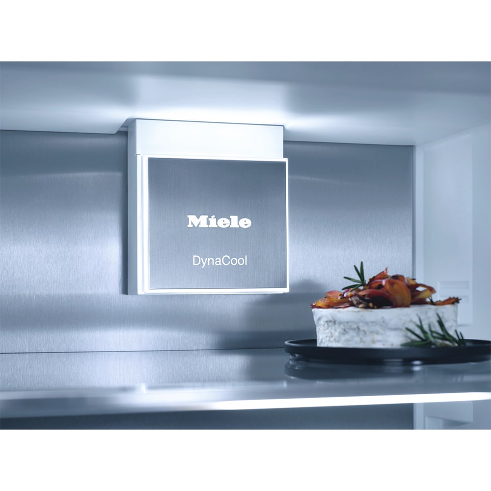Miele 24 in. 8.7 cu. ft. Built-In Smart Counter Depth Bottom Freezer Refrigerator with Ice Maker - Stainless Steel, , hires