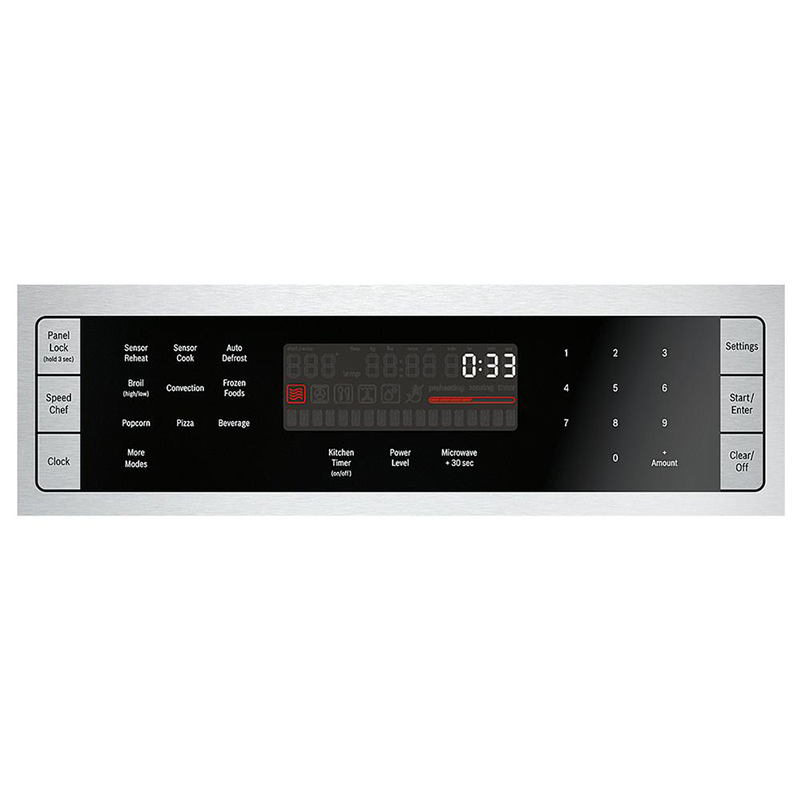Bosch 500 Series 24 in. 1.6 cu.ft BuiltIn Microwave with 10 Power