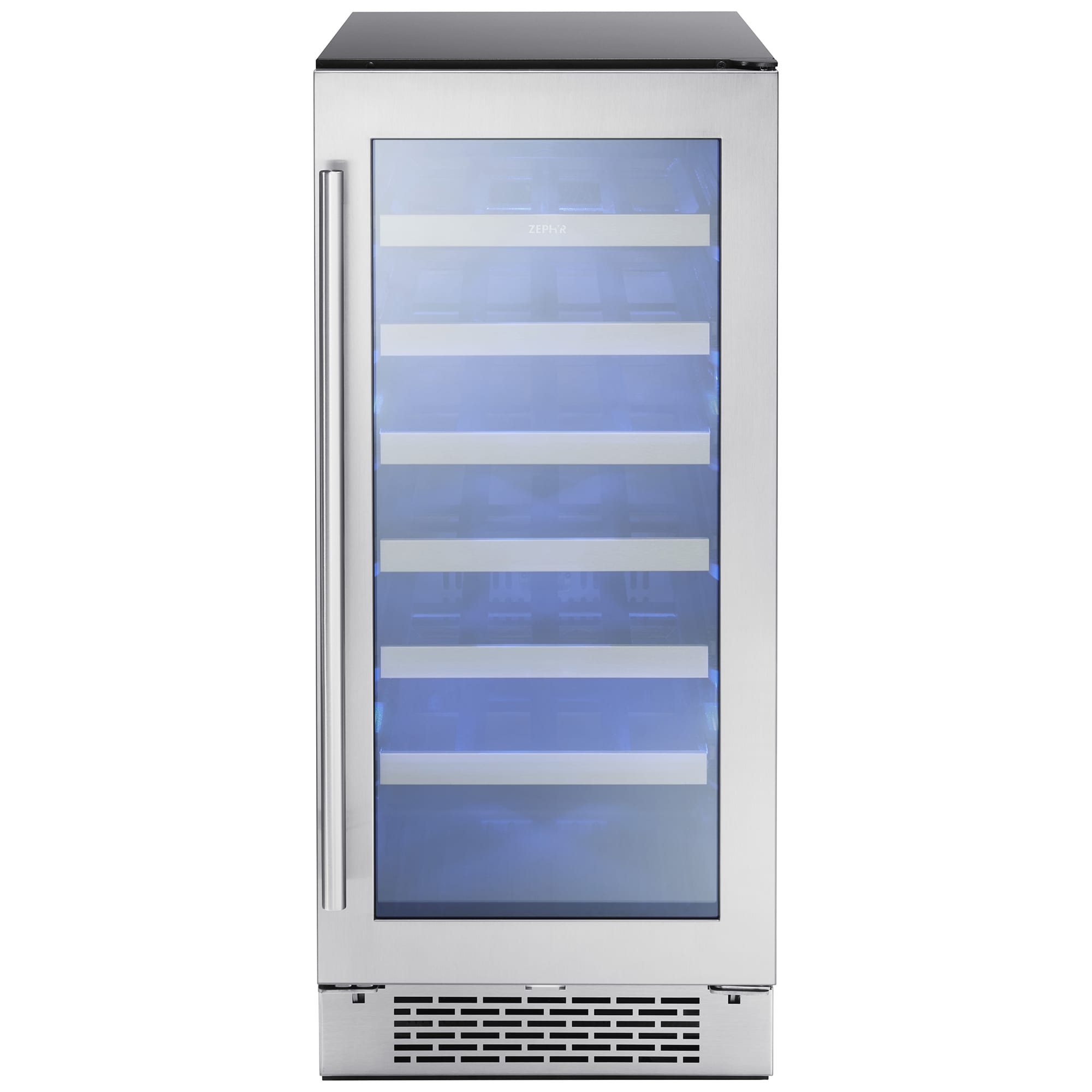 Zephyr Presrv 15 in. Undercounter Wine Cooler with Single Zone & 27