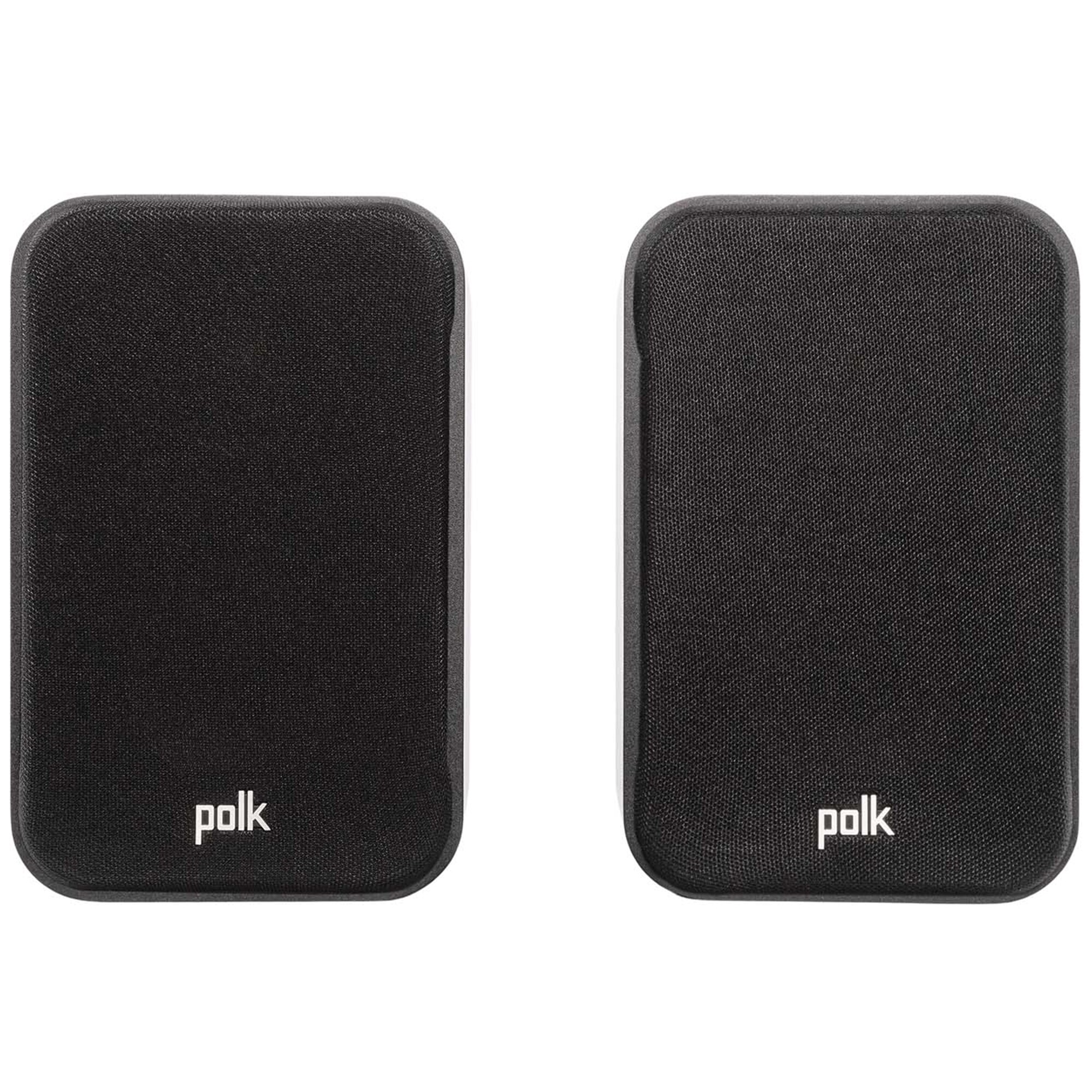 Polk Signature Elite ES10 High Quality Wall-Mountable Satellite Surround Speakers (Pair) - Black, Black, hires