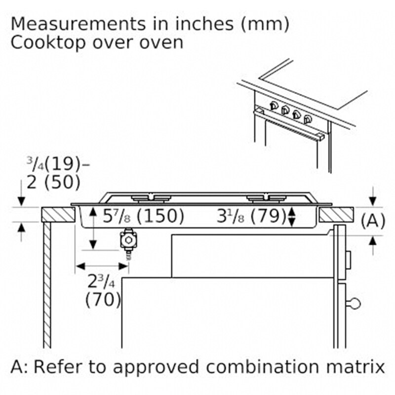 Bosch 800 Series 30 in. 5-Burner Natural Gas Cooktop with Simmer Burner & Power Burner - Black, Black, hires