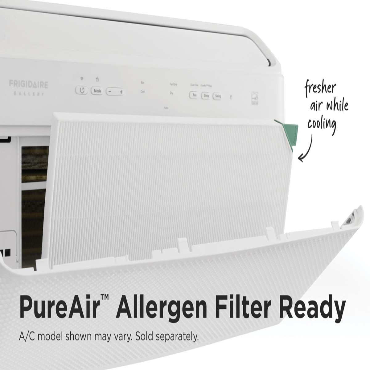 Frigidaire Gallery 10,000 BTU 115V Smart Energy Star Window Air Conditioner with Inverter, 3 Fan Speeds, Sleep Mode & Remote Control - White, , hires