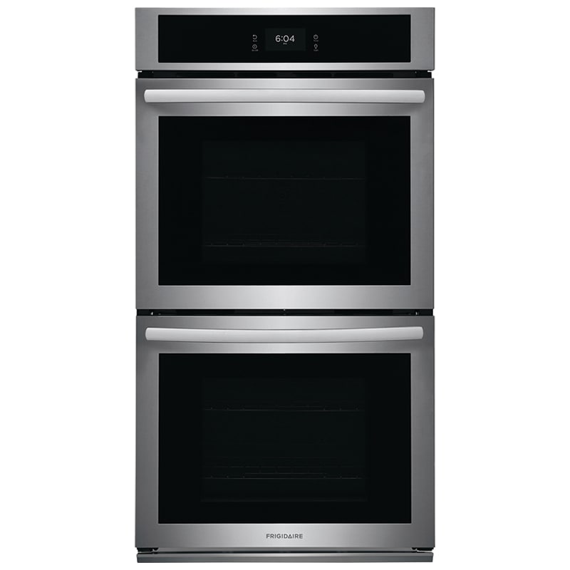 Frigidaire 27 in. 7.6 cu. ft. Top Control Electric Double Wall Oven with Standard Convection - Stainless Steel, Stainless Steel, hires