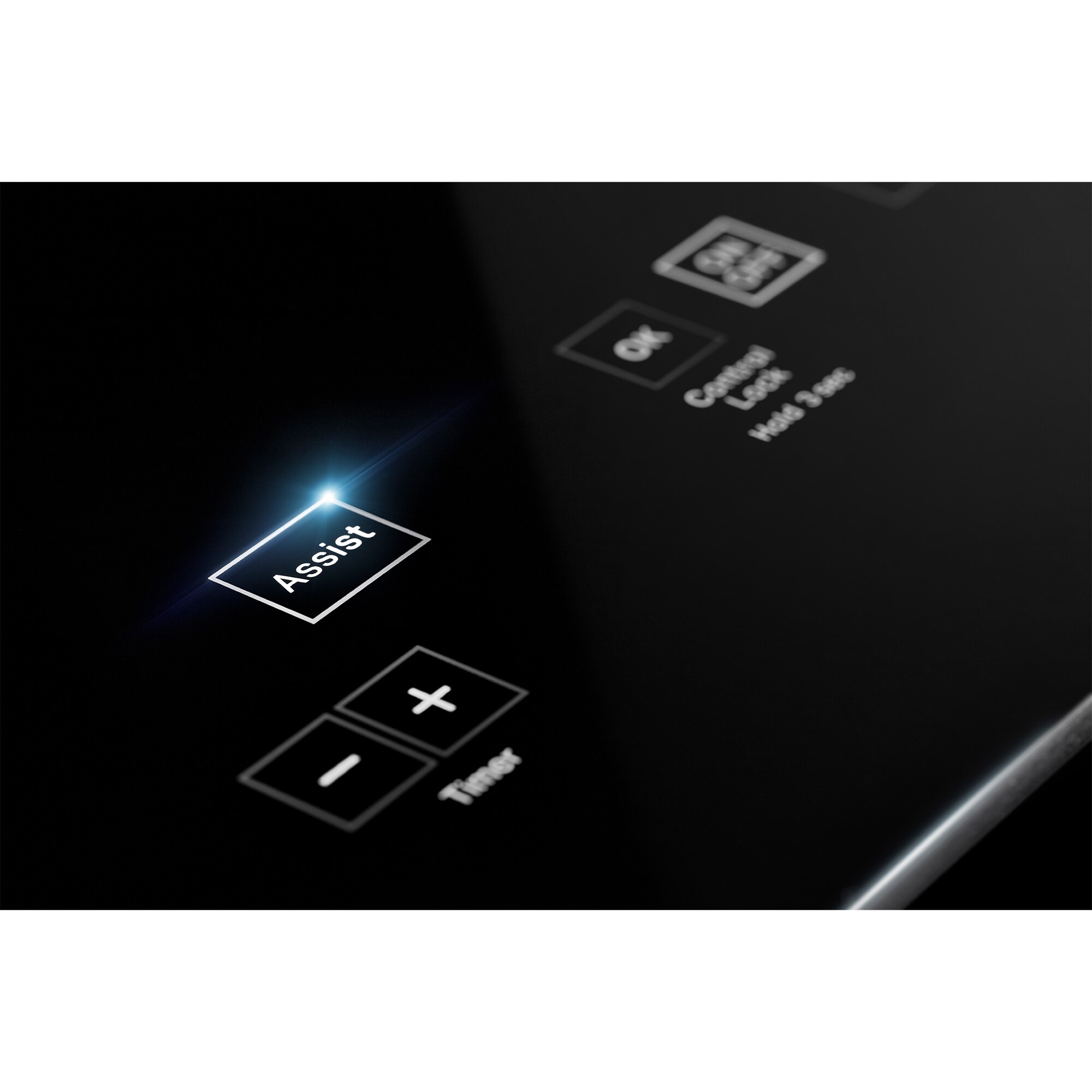 JennAir Oblivian Glass 24 in. 3-Burner Induction Cooktop with Simmer Burner & Power Burner - Black, , hires