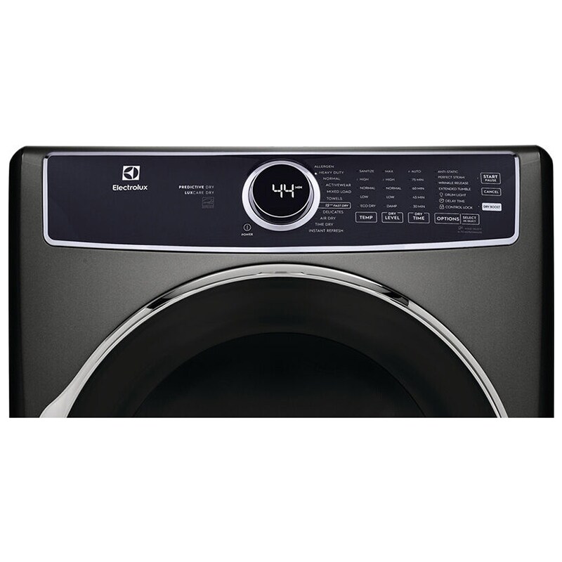 Electrolux 600 Series 27 in. 8.0 cu. ft. Stackable Gas Dryer with LuxCare Dry, Instant Refresh, Perfect Steam & Sanitize Cycle - Titanium, Titanium, hires