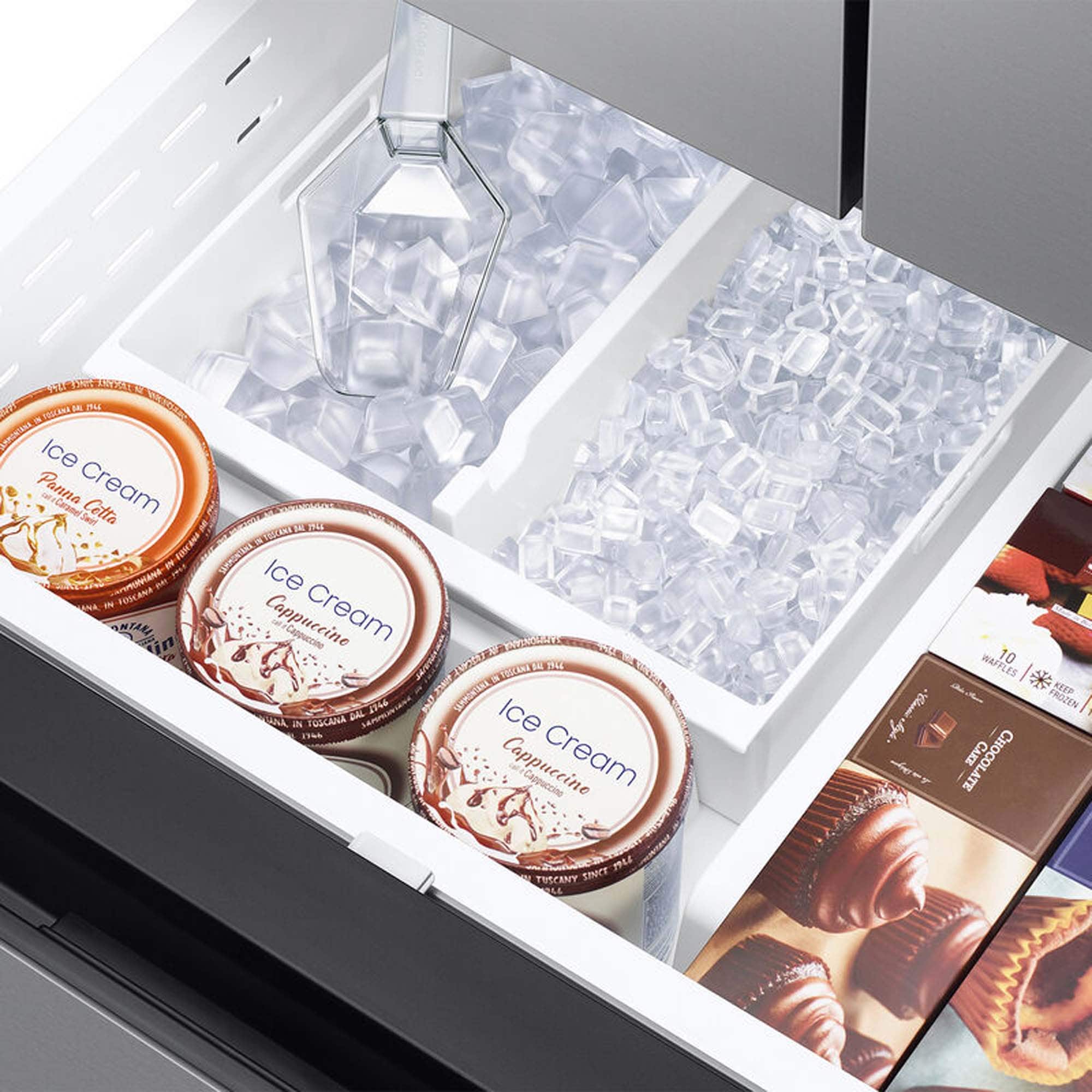 Samsung 36 in. 31.5 cu. ft. Smart French Door Refrigerator with Ice Maker - Fingerprint Resistant Stainless, Fingerprint Resistant Stainless, hires