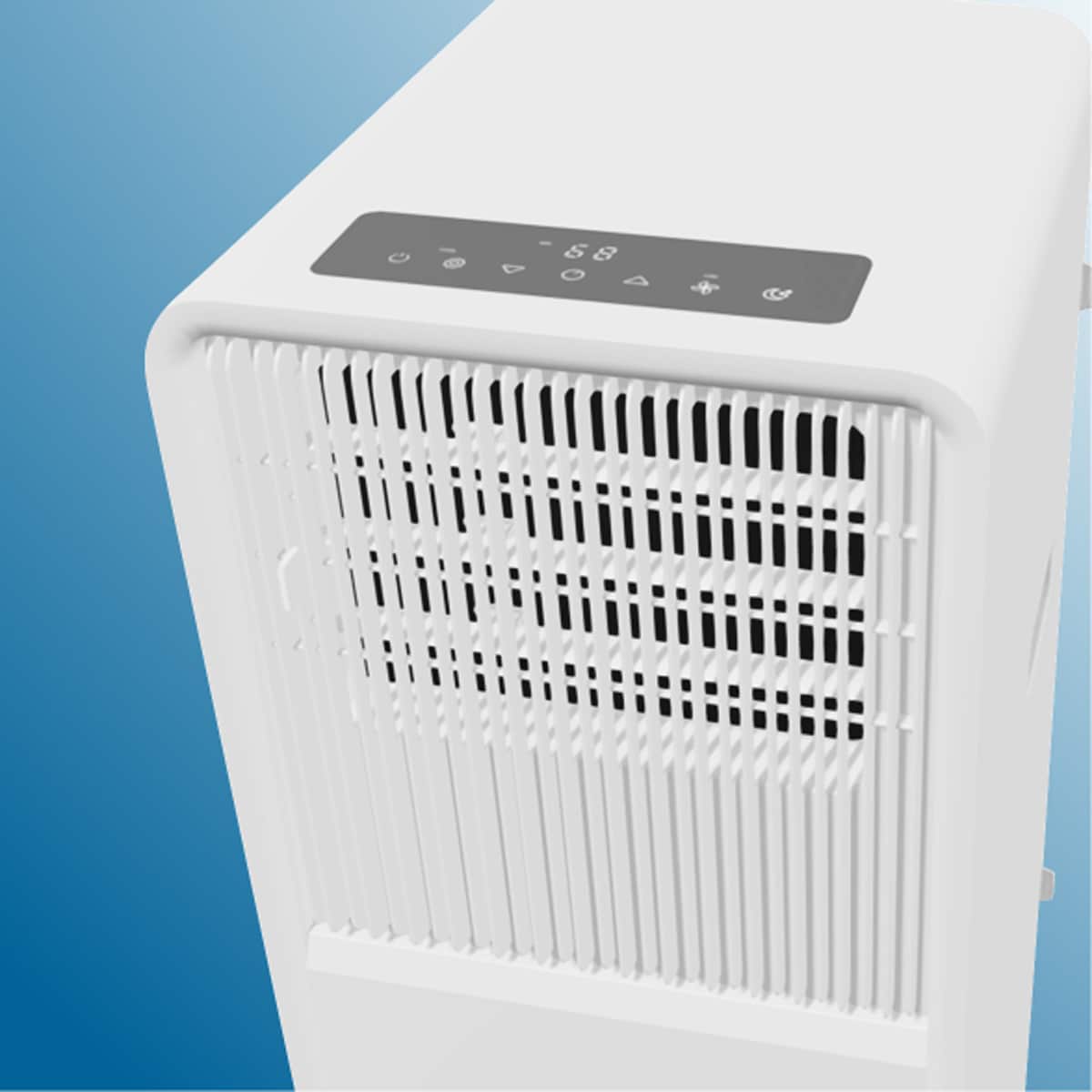 Friedrich ZoneAire Compact Series Single-Hose 8,000 BTU 115V Smart Portable Air Conditioner with 2 Fan Speeds, Remote Control - White, , hires