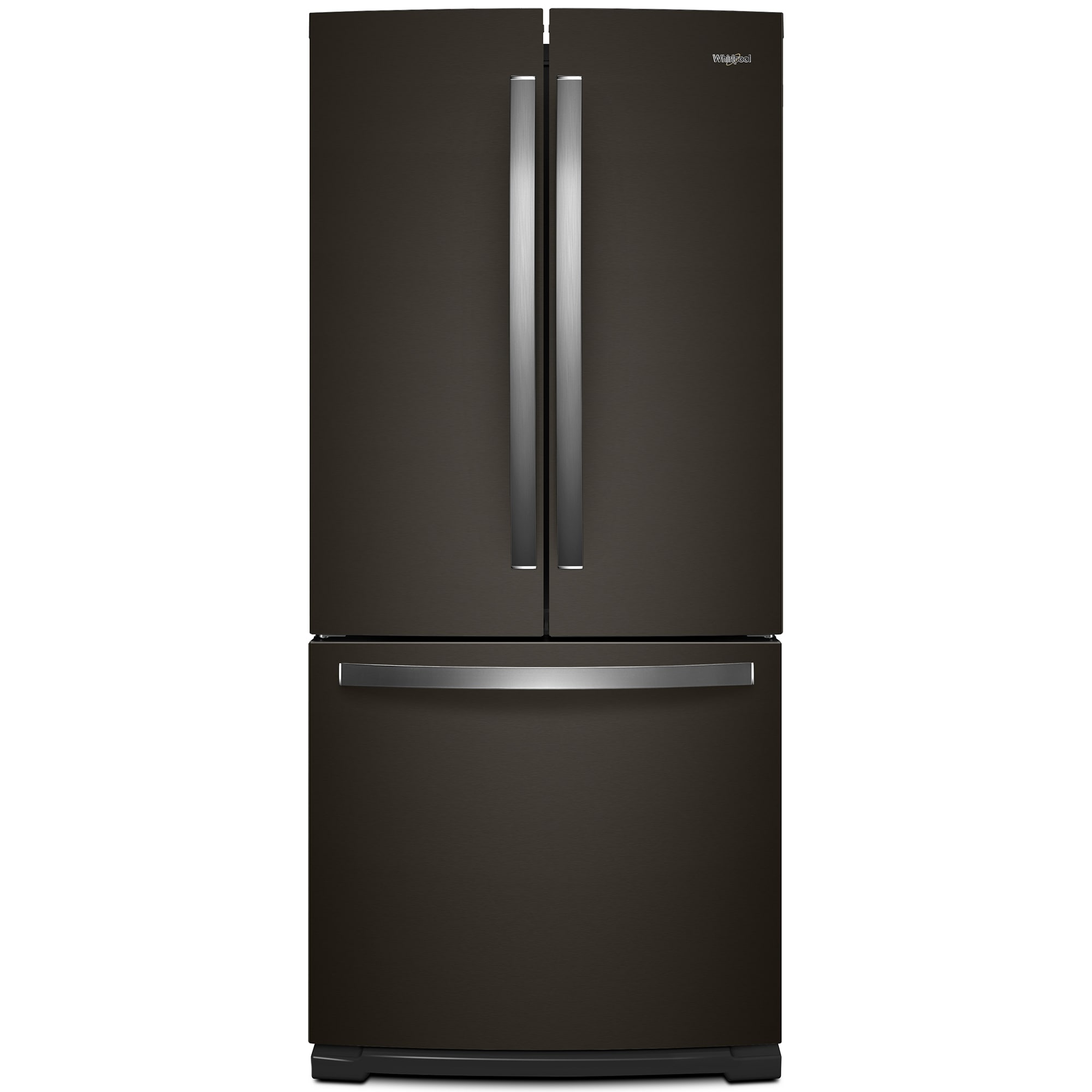Whirlpool 30 in. 19.7 cu. ft. French Door Refrigerator with Ice Maker - Black Stainless, Black Stainless, hires