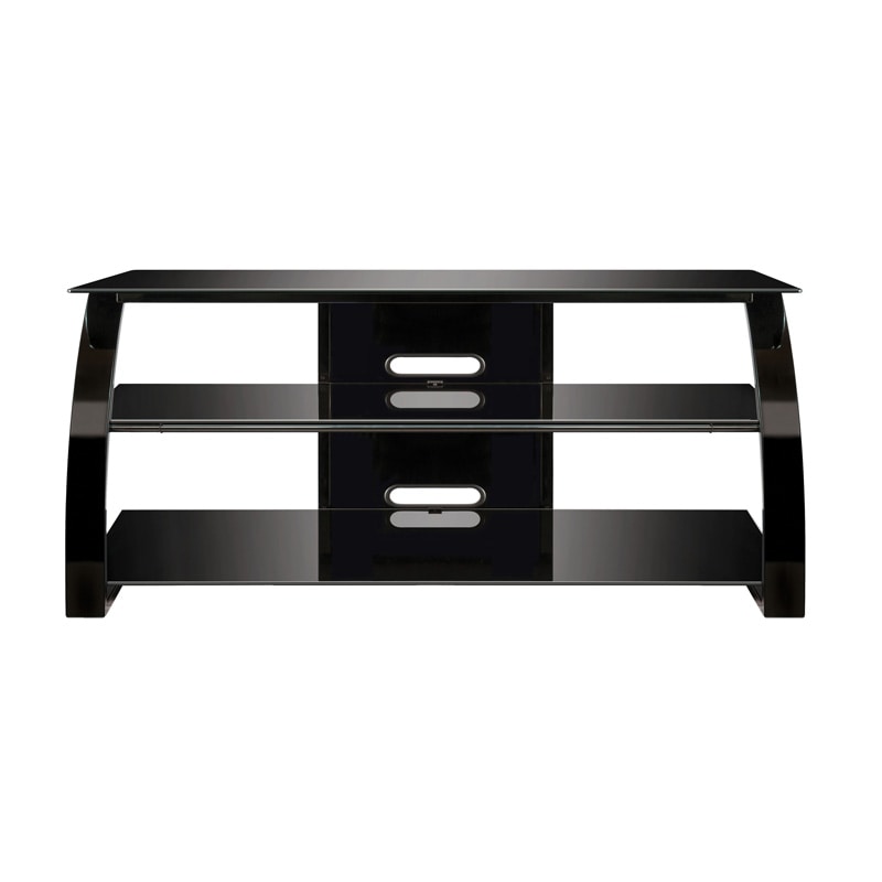 Generations 55" 3 Shelf TV Stand Black P.C. Richard & Son