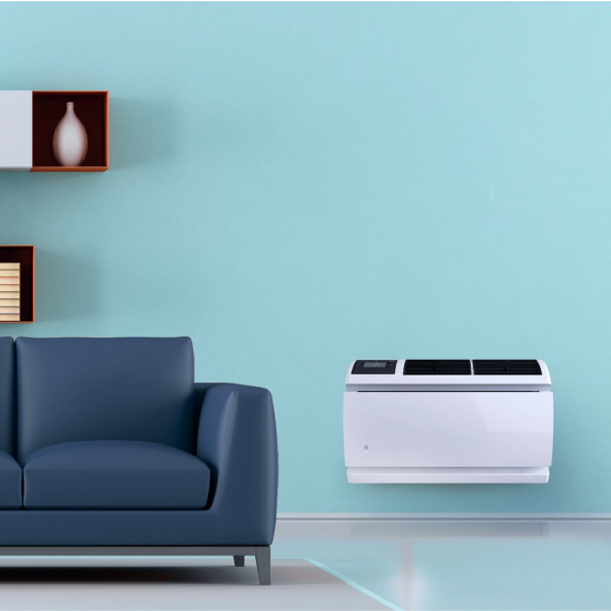 Friedrich WallMaster Inverter Series 11,000 BTU 115V Smart Through-the-Wall Air Conditioner, 3 Fan Speeds, Remote Control - Cool Grey, , hires