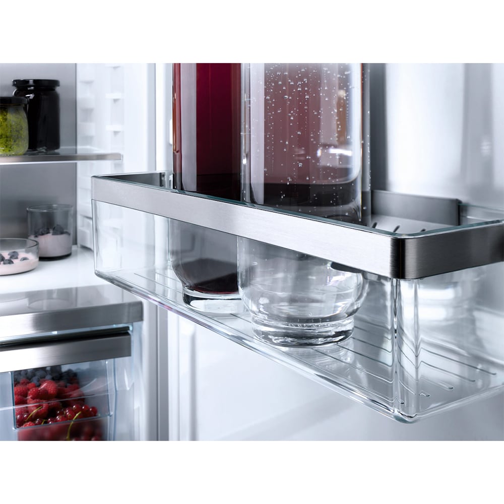 Miele 24 in. 8.7 cu. ft. Built-In Smart Counter Depth Bottom Freezer Refrigerator with Ice Maker - Stainless Steel, , hires