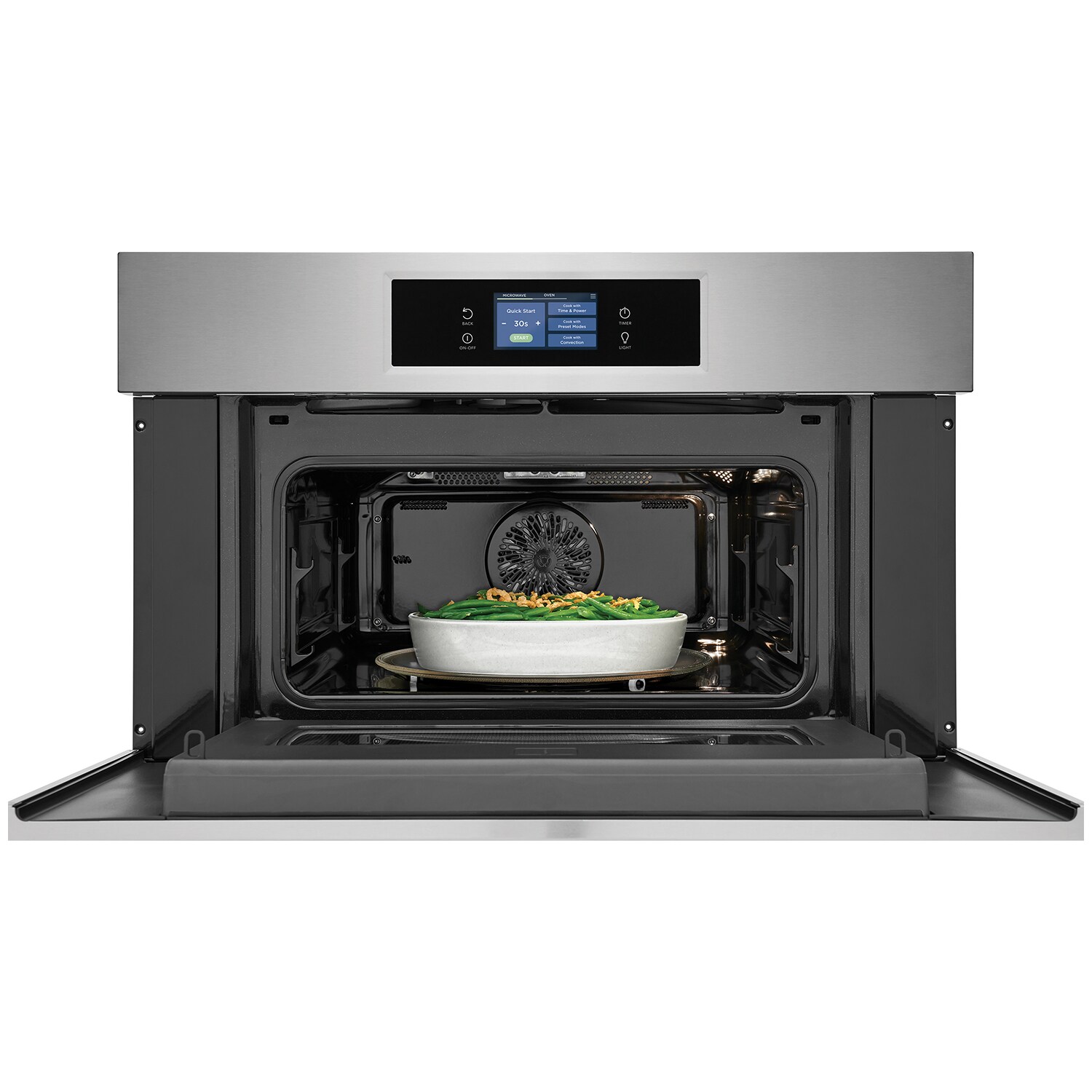 Frigidaire Professional 30 in. 7 cu. ft. Steam Electric Microwave/Wall Oven Combo with True European Convection - Stainless Steel, , hires