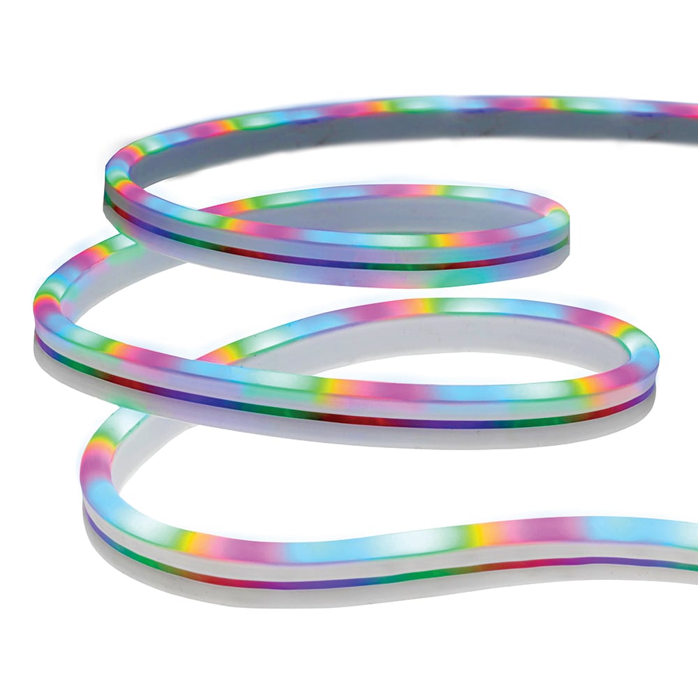 Monster Neon Flow Multi-Color LED Light Strip with USB Plug-in and Remote, 6.5 ft., , hires