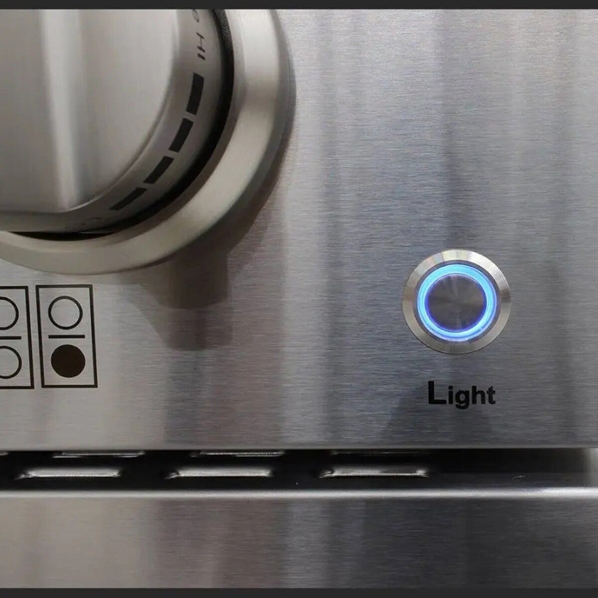 Brama 36 in. 5.2 cu. ft. Standard Convection Gas Range with 6 Sealed Burners - Stainless Steel, , hires