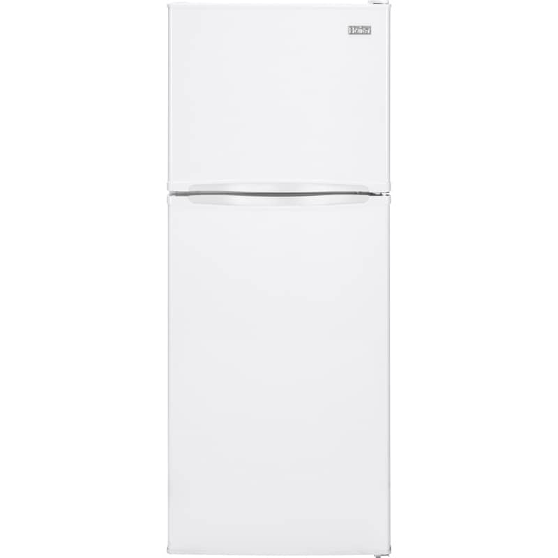 Haier 24 in. 9.8 cu. ft. Counter Depth Top Freezer Refrigerator - White, White, hires