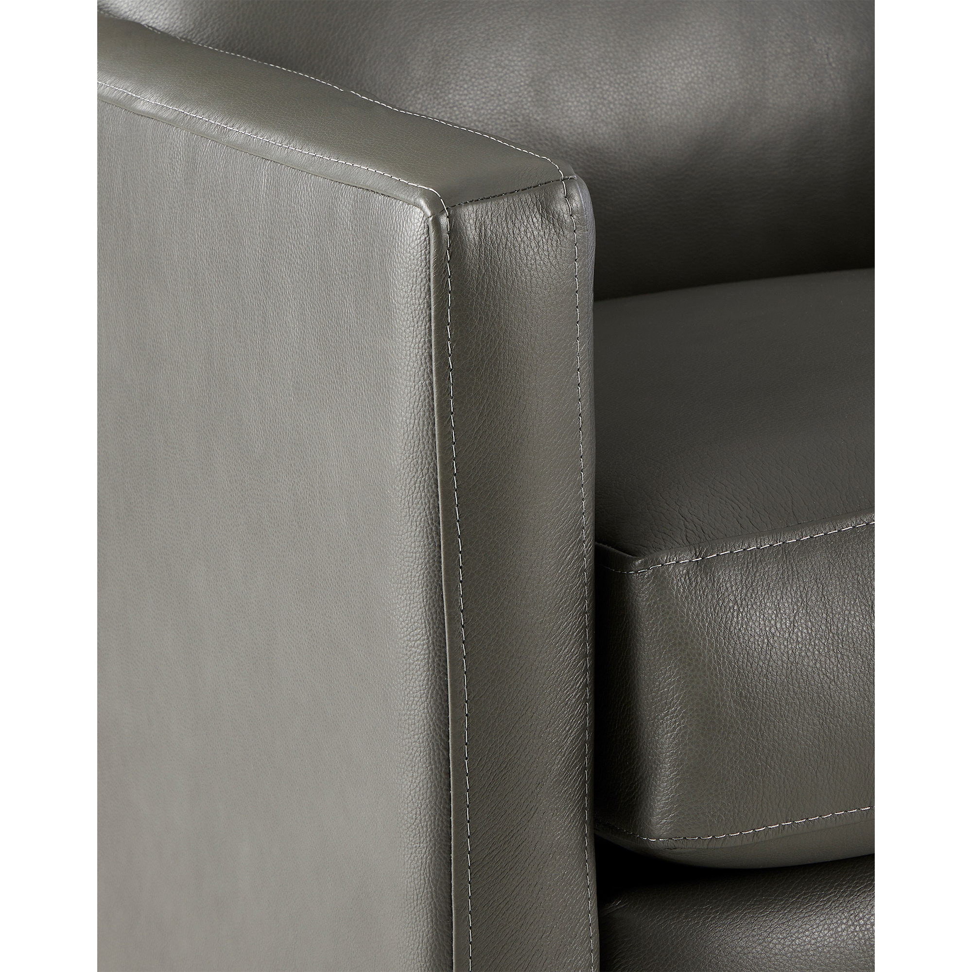 Klaussner Kure Series Power Swivel Recliner Hopkins Charcoal P.C