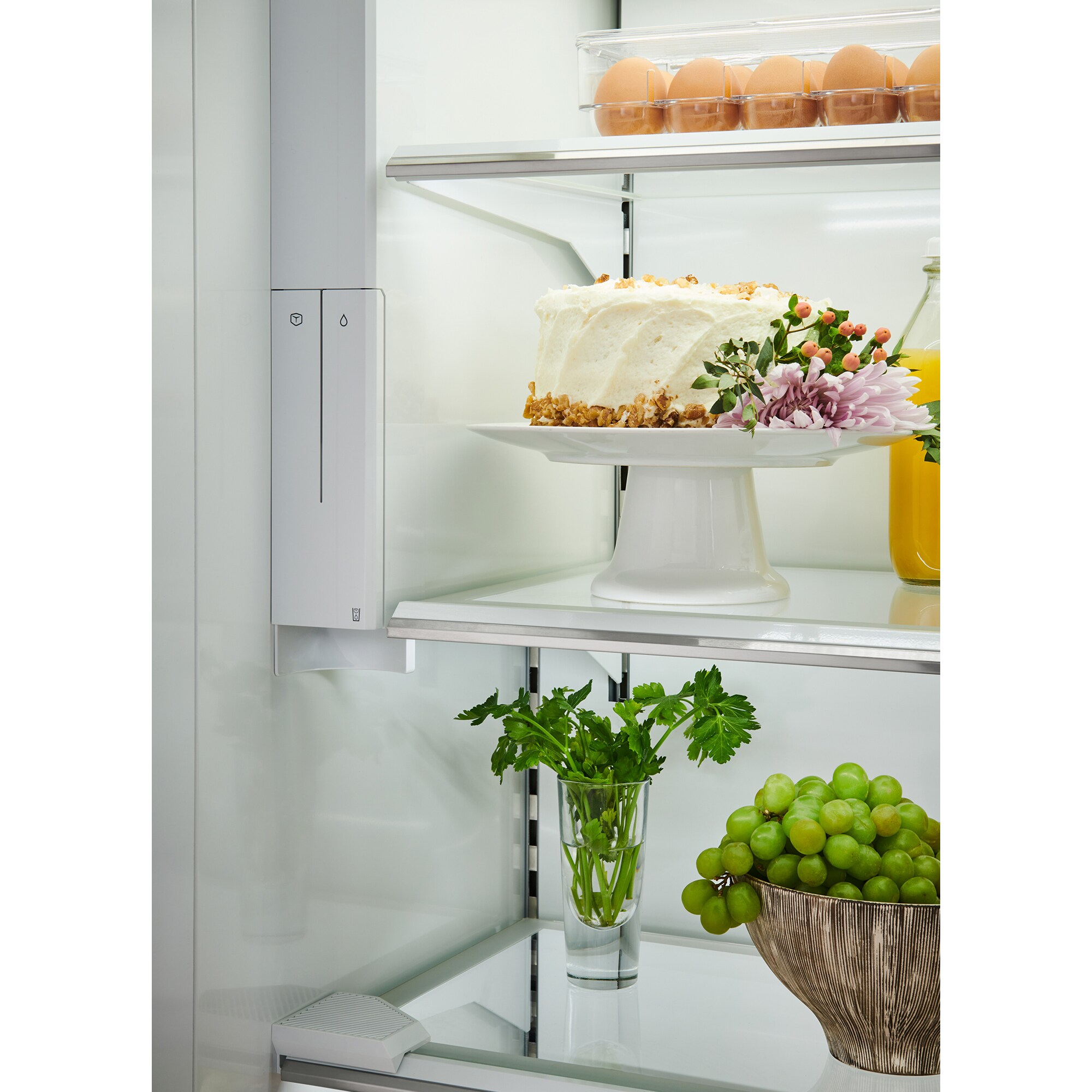 Sub-Zero Classic 48 in. 28.8 cu. ft. Built-In Smart Counter Depth Side-by-Side Refrigerator with Internal Ice & Water Dispenser - Custom Panel Ready, , hires