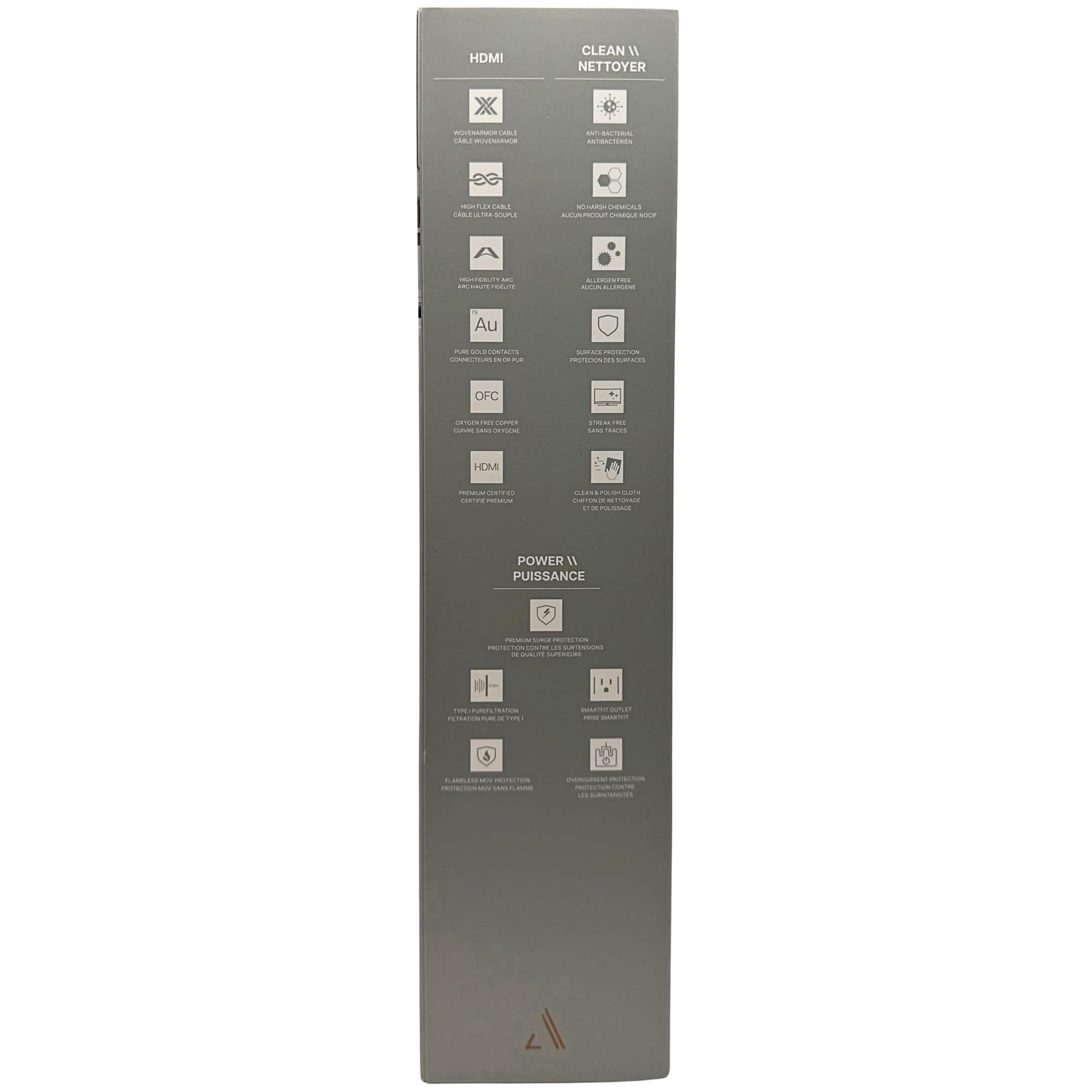 Austere III Series Collection 4K HDMI 1.5m, Power 4-Outlet, Clean & Protect, , hires