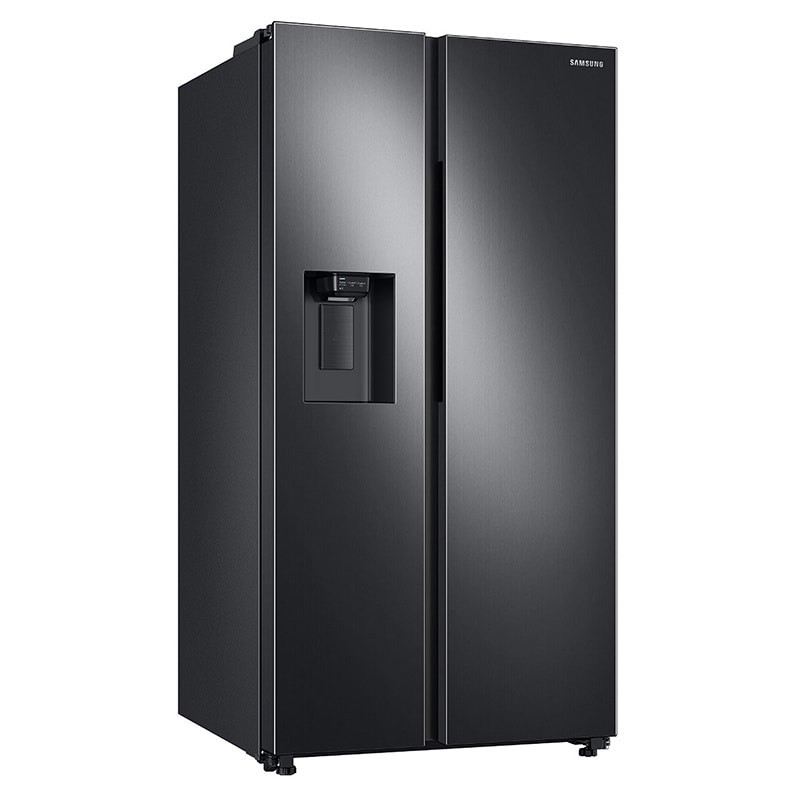 Samsung 36 in. 27.4 cu. ft. Side by Side Refrigerator with Ice & Water Dispenser - Black Stainless, Black Stainless, hires