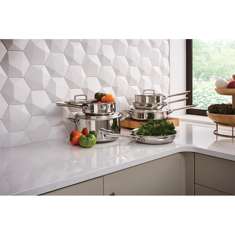 Wolf Gourmet 10 Piece Cookware Set - Stainless Steel, , hires