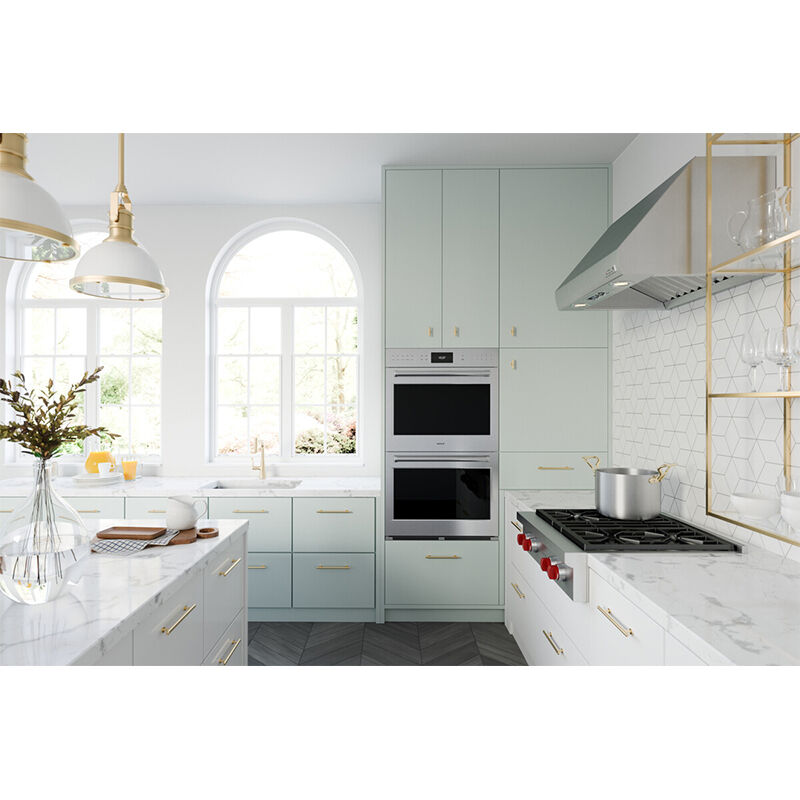 Wolf 30 in. 4-Burner Natural Gas Rangetop with Simmer Burner & Power Burner - Stainless Steel, , hires